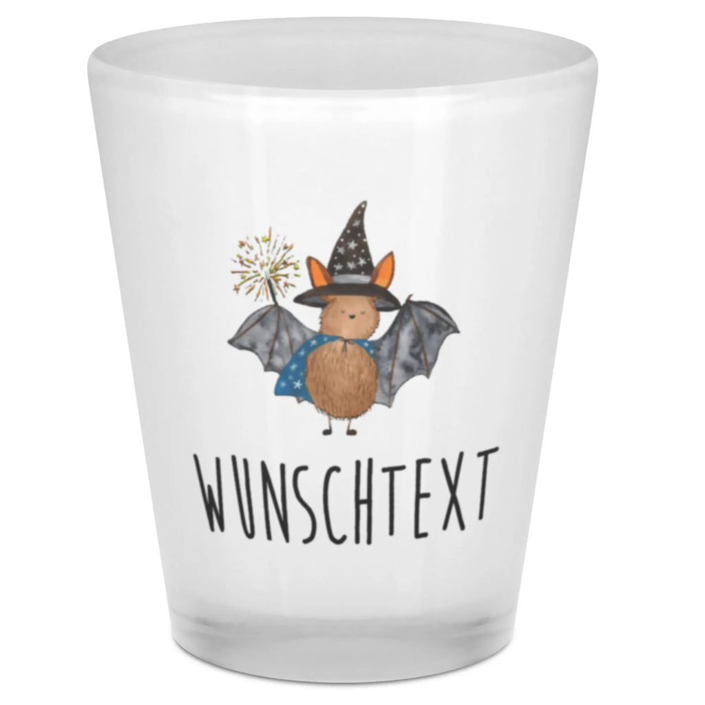 Spersonalizowany kieliszek do sznapsa Nietoperz czarodziej Motywy zwierzęce, dobra energia, zabawne powiedzonka, zwierzęta