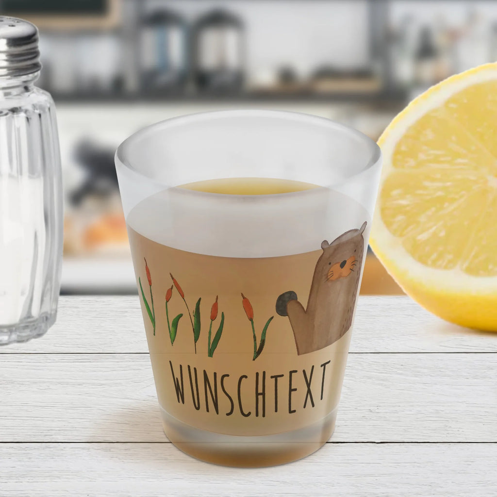 Spersonalizowany kieliszek do sznapsa wydra kamień Kuna, wydra, morska wydra