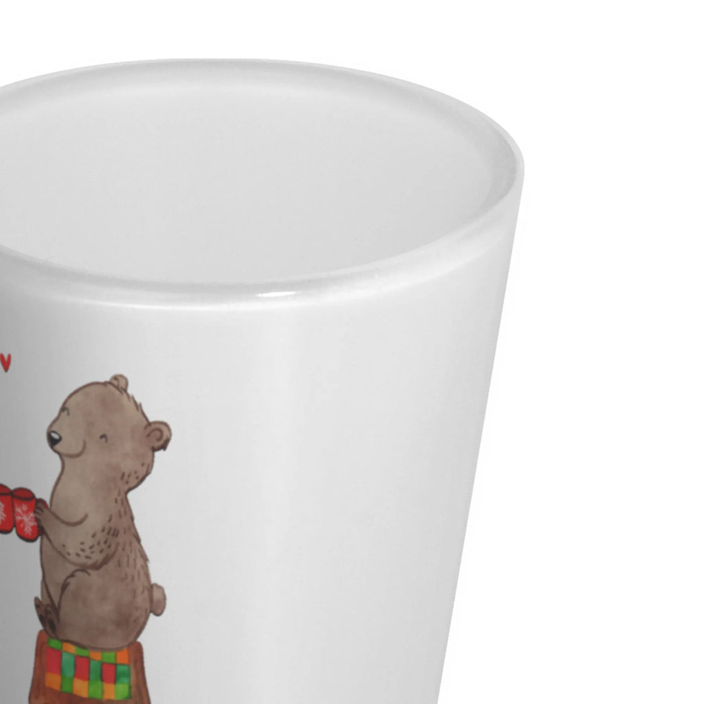 Spersonalizowany kieliszek do sznapsa Ciepły prosiaczek Impreza Zima, Boże Narodzenie, dekoracje świąteczne, Mikołaj, Adwent, Wigilia, zimowy motyw