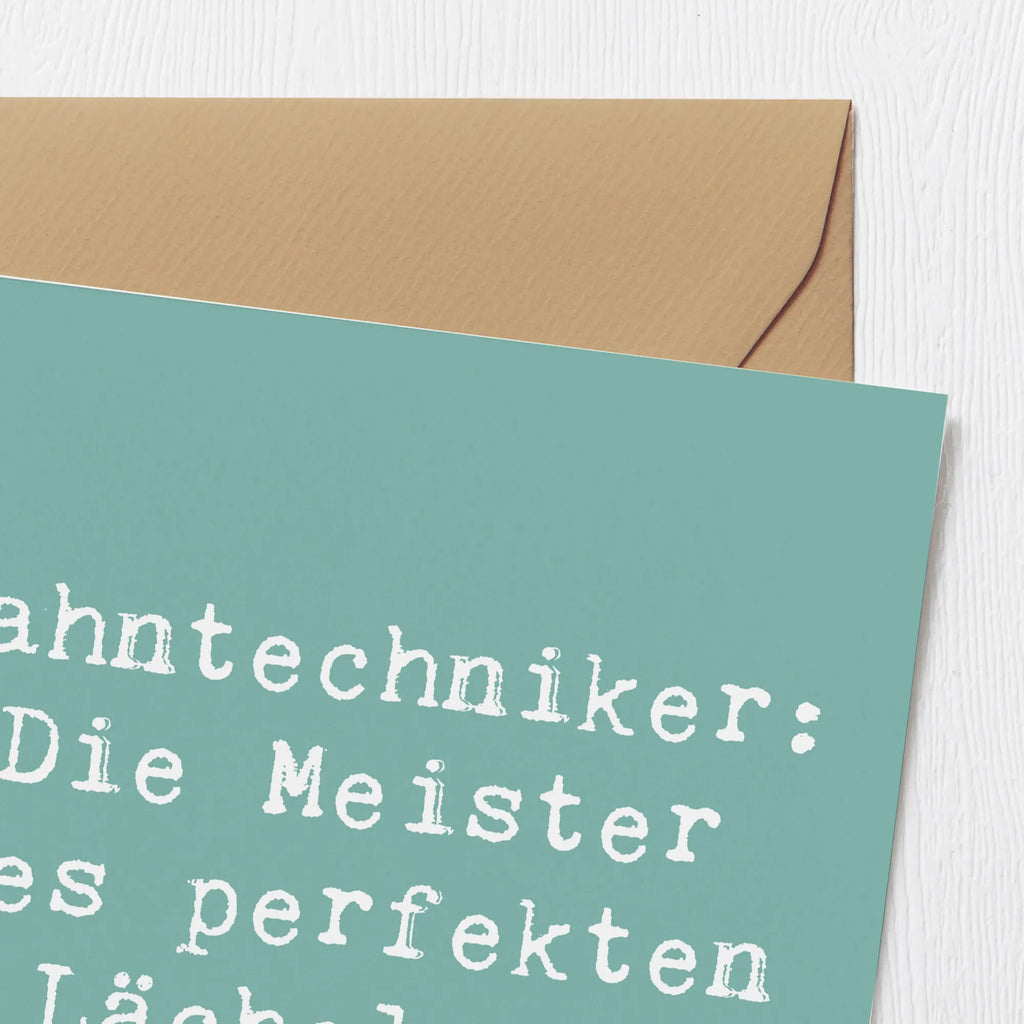 Deluxe Karte Spruch Zahntechniker: Die Meister des perfekten Lächelns! Hochwertige Grußkarte, Karte, Hochzeitskarte, Hochwertige Klappkarte, Glückwunschkarte, Grußkarte, Geburtstagskarte, Klappkarte, Einladungskarte, Beruf, Ausbildung, Jubiläum, Abschied, Rente, Kollege, Kollegin, Geschenk, Schenken, Arbeitskollege, Mitarbeiter, Firma, Danke, Dankeschön