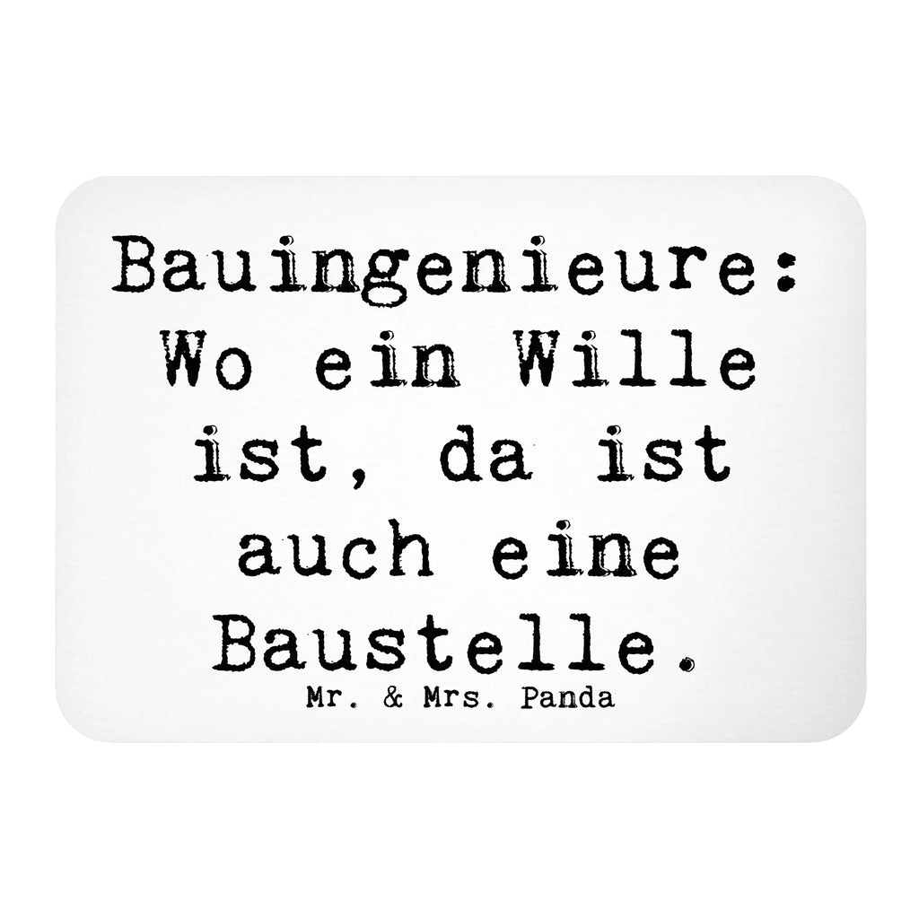 Magnet Spruch Bauingenieure: Wo ein Wille ist, da ist auch eine Baustelle. Motivmagnete, Pinnwandmagnet, Dekomagnet, Whiteboard Magnet, Kühlschrank Dekoration, Notiz Magnet, Souvenir Magnet, Kühlschrankmagnet, Beruf, Ausbildung, Jubiläum, Abschied, Rente, Kollege, Kollegin, Geschenk, Schenken, Arbeitskollege, Mitarbeiter, Firma, Danke, Dankeschön