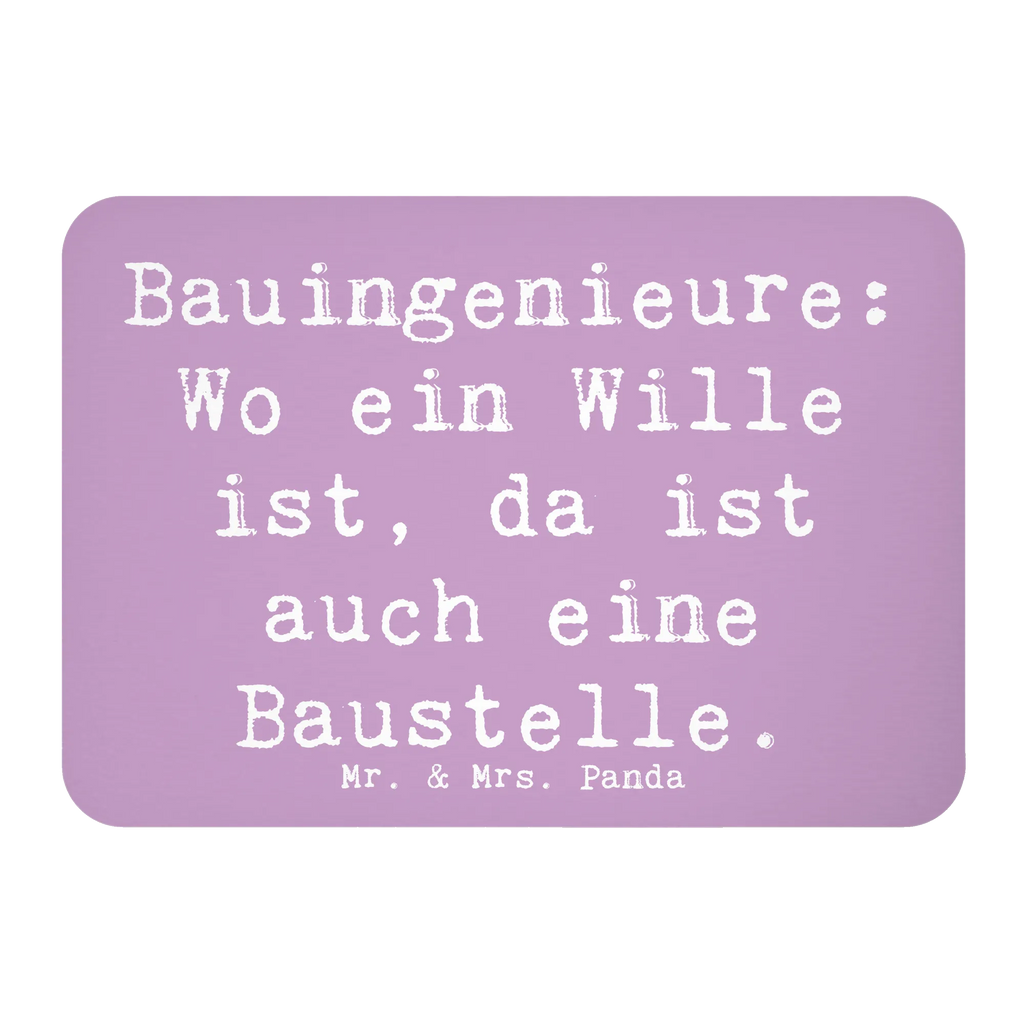 Magnet Spruch Bauingenieure: Wo ein Wille ist, da ist auch eine Baustelle. Motivmagnete, Pinnwandmagnet, Dekomagnet, Whiteboard Magnet, Kühlschrank Dekoration, Notiz Magnet, Souvenir Magnet, Kühlschrankmagnet, Beruf, Ausbildung, Jubiläum, Abschied, Rente, Kollege, Kollegin, Geschenk, Schenken, Arbeitskollege, Mitarbeiter, Firma, Danke, Dankeschön
