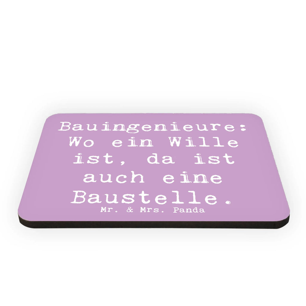 Magnet Spruch Bauingenieure: Wo ein Wille ist, da ist auch eine Baustelle. Motivmagnete, Pinnwandmagnet, Dekomagnet, Whiteboard Magnet, Kühlschrank Dekoration, Notiz Magnet, Souvenir Magnet, Kühlschrankmagnet, Beruf, Ausbildung, Jubiläum, Abschied, Rente, Kollege, Kollegin, Geschenk, Schenken, Arbeitskollege, Mitarbeiter, Firma, Danke, Dankeschön