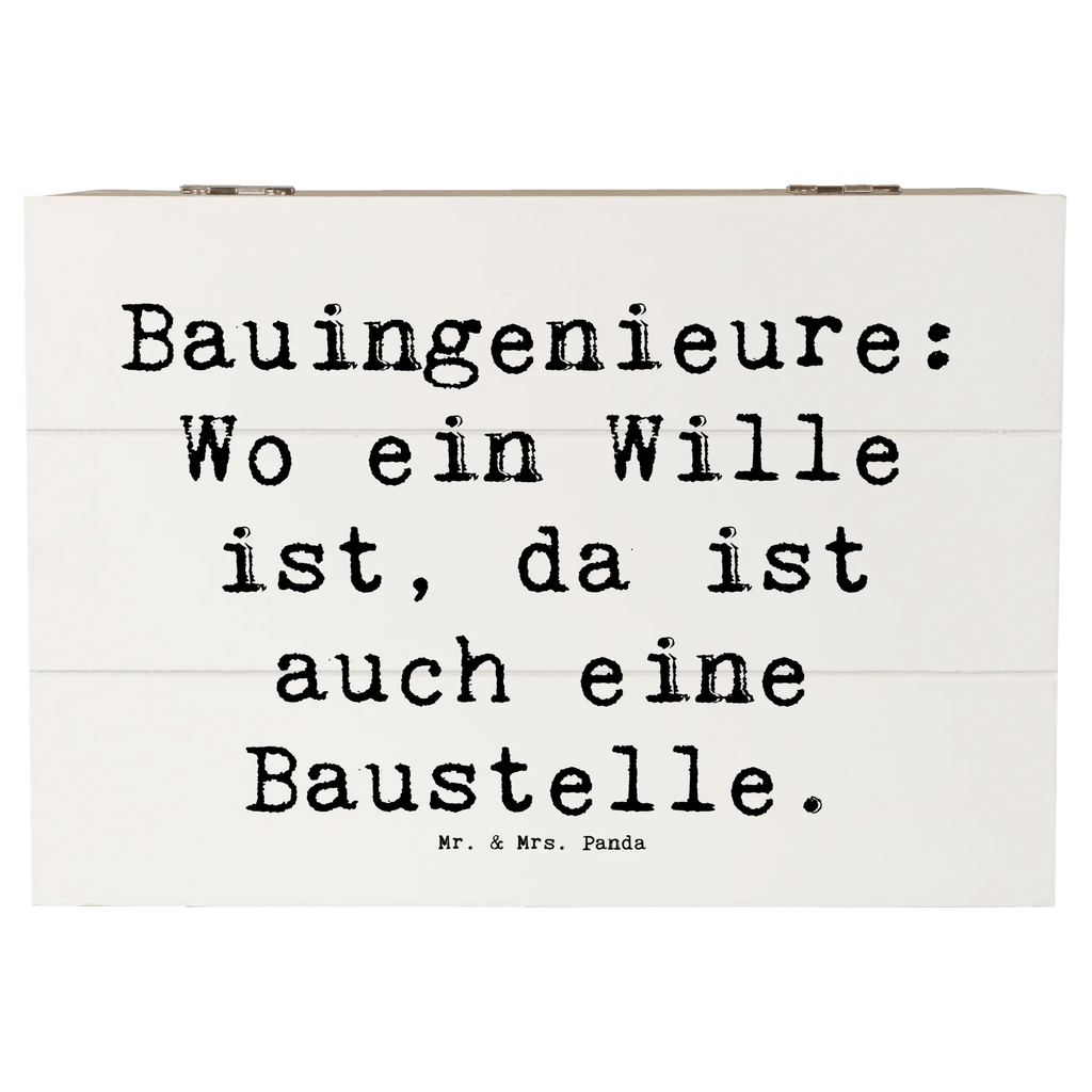Holzkiste Spruch Bauingenieure: Wo ein Wille ist, da ist auch eine Baustelle. Kiste, Erinnerungsbox, Aufbewahrungsbox, XXL, Geschenkbox, Dekokiste, Erinnerungskiste, Holzkiste, Geschenkdose, Schatulle, Truhe, Schatzkiste, Beruf, Ausbildung, Jubiläum, Abschied, Rente, Kollege, Kollegin, Geschenk, Schenken, Arbeitskollege, Mitarbeiter, Firma, Danke, Dankeschön