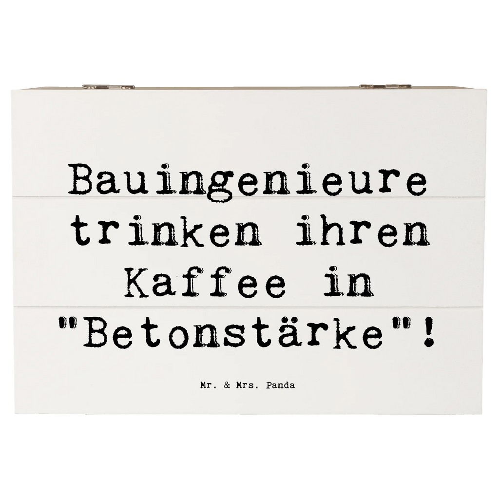 Holzkiste Spruch Bauingenieure trinken ihren Kaffee in "Betonstärke"! Truhe, Schatzkiste, Erinnerungsbox, Geschenkbox, Geschenkdose, Aufbewahrungsbox, Dekokiste, Holzkiste, Erinnerungskiste, Kiste, Schatulle, XXL, Beruf, Ausbildung, Jubiläum, Abschied, Rente, Kollege, Kollegin, Geschenk, Schenken, Arbeitskollege, Mitarbeiter, Firma, Danke, Dankeschön
