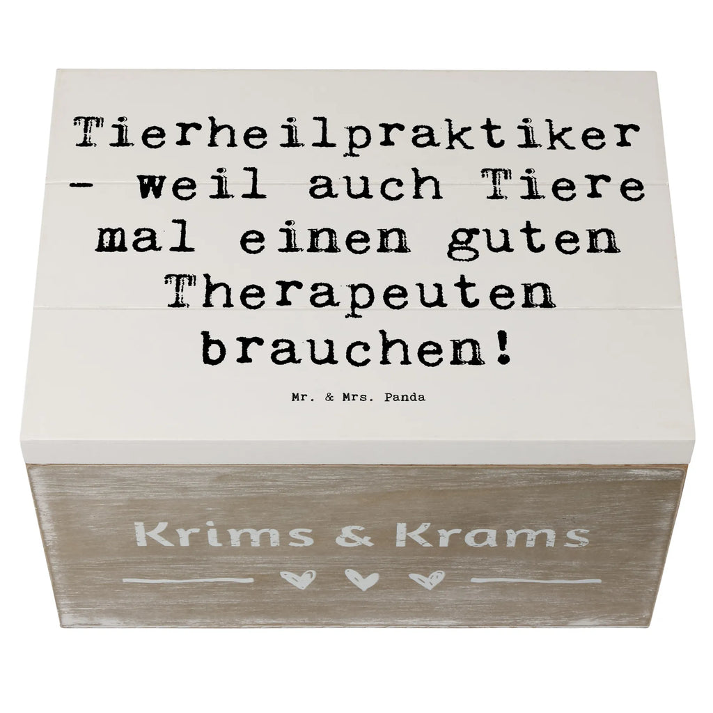 Holzkiste Spruch Tierheilpraktiker - weil auch Tiere mal einen guten Therapeuten brauchen! Schatzkiste, Truhe, Geschenkbox, Aufbewahrungsbox, Dekokiste, Erinnerungsbox, Kiste, Holzkiste, Schatulle, Geschenkdose, XXL, Erinnerungskiste, Beruf, Ausbildung, Jubiläum, Abschied, Rente, Kollege, Kollegin, Geschenk, Schenken, Arbeitskollege, Mitarbeiter, Firma, Danke, Dankeschön