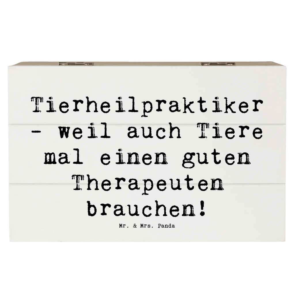 Holzkiste Spruch Tierheilpraktiker - weil auch Tiere mal einen guten Therapeuten brauchen! Schatzkiste, Truhe, Geschenkbox, Aufbewahrungsbox, Dekokiste, Erinnerungsbox, Kiste, Holzkiste, Schatulle, Geschenkdose, XXL, Erinnerungskiste, Beruf, Ausbildung, Jubiläum, Abschied, Rente, Kollege, Kollegin, Geschenk, Schenken, Arbeitskollege, Mitarbeiter, Firma, Danke, Dankeschön