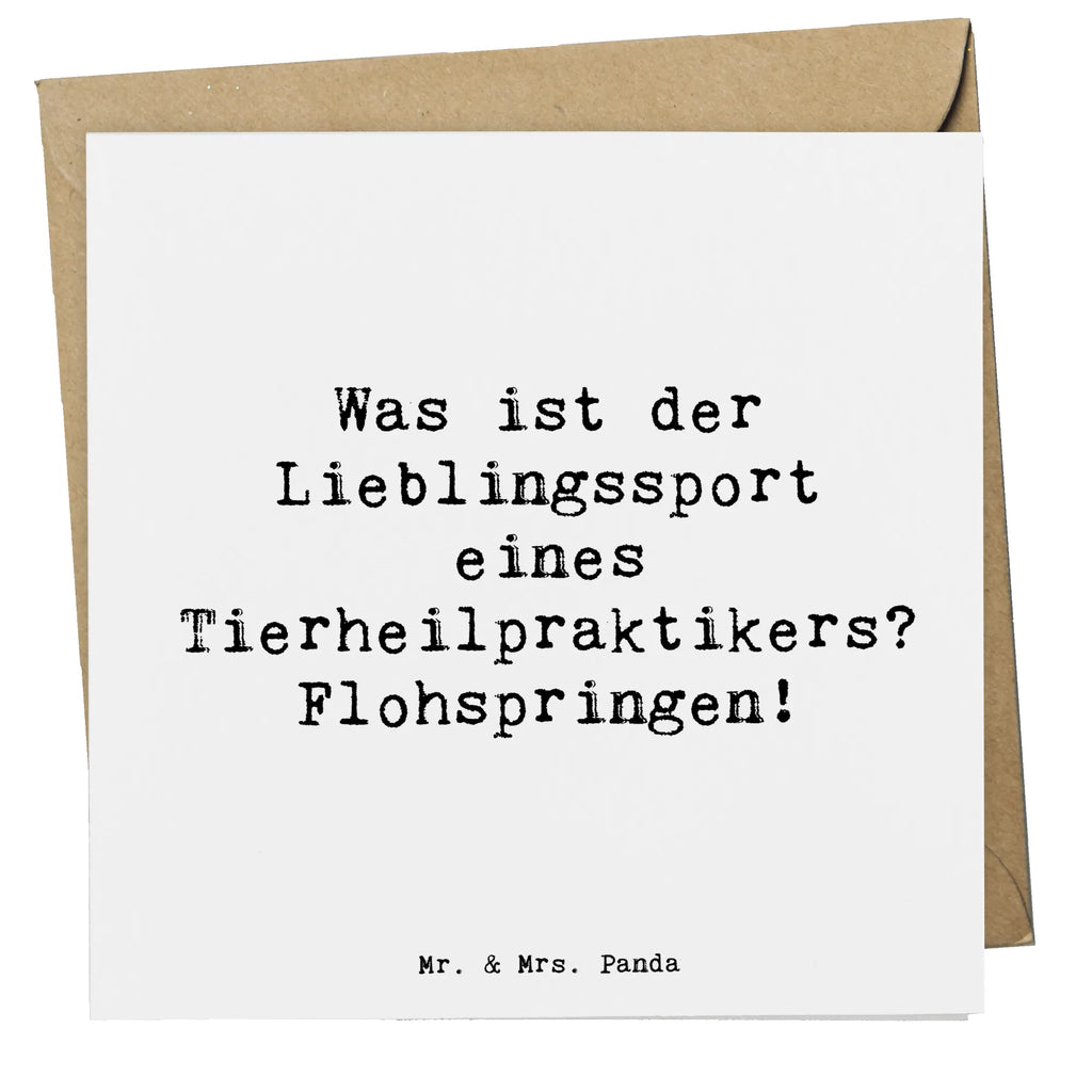 Deluxe Card Saying Was ist der Lieblingssport eines Tierheilpraktikers? Flohspringen! Einladungskarte, Geburtstagskarte, Karte, Hochwertige Grußkarte, Grußkarte, Hochwertige Klappkarte, Klappkarte, Hochzeitskarte, Glückwunschkarte, Beruf, Ausbildung, Jubiläum, Abschied, Rente, Kollege, Kollegin, Geschenk, Schenken, Arbeitskollege, Mitarbeiter, Firma, Danke, Dankeschön