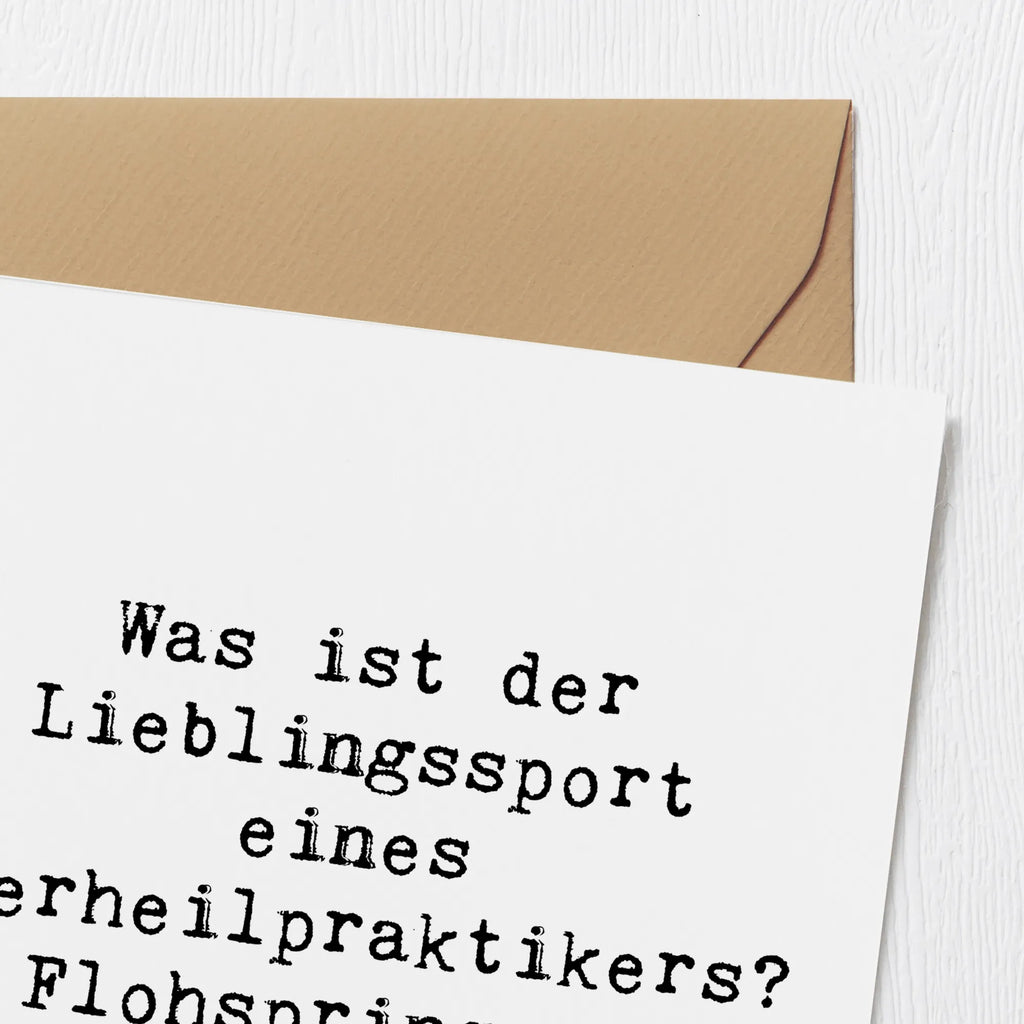 Deluxe Card Saying Was ist der Lieblingssport eines Tierheilpraktikers? Flohspringen! Einladungskarte, Geburtstagskarte, Karte, Hochwertige Grußkarte, Grußkarte, Hochwertige Klappkarte, Klappkarte, Hochzeitskarte, Glückwunschkarte, Beruf, Ausbildung, Jubiläum, Abschied, Rente, Kollege, Kollegin, Geschenk, Schenken, Arbeitskollege, Mitarbeiter, Firma, Danke, Dankeschön
