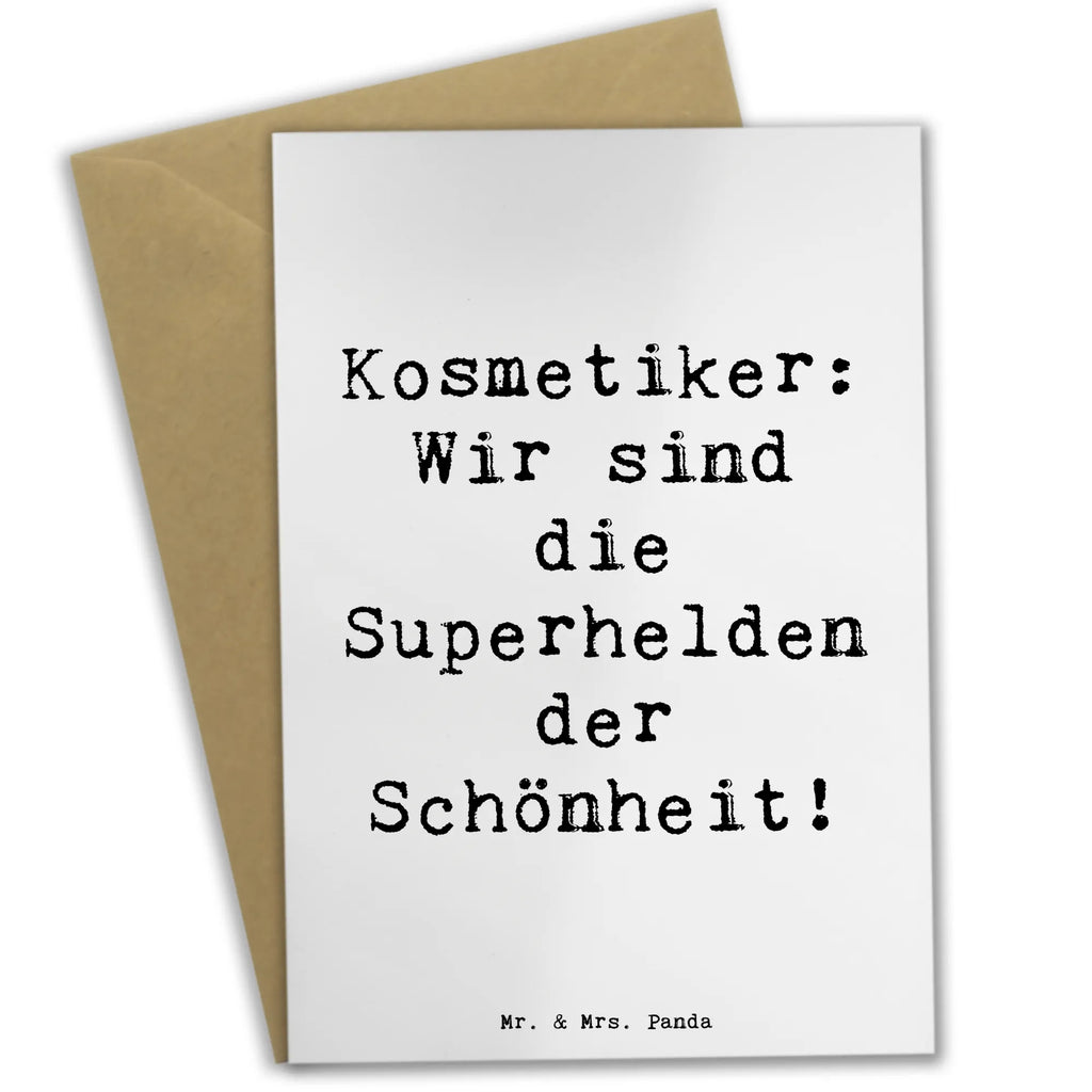 Greetings card Saying Kosmetiker: Wir sind die Superhelden der Schönheit! Klappkarte, Geburtstagskarte, Ansichtskarten, Grußkarte, Einladungskarte, Hochzeitskarte, Karte, Glückwunschkarte, Beruf, Ausbildung, Jubiläum, Abschied, Rente, Kollege, Kollegin, Geschenk, Schenken, Arbeitskollege, Mitarbeiter, Firma, Danke, Dankeschön