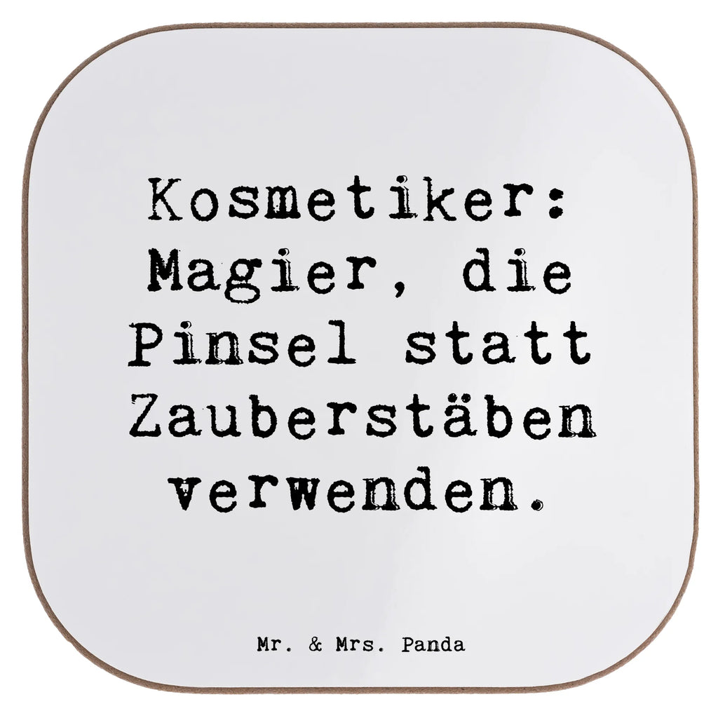 Square coaster Saying Kosmetiker: Magier, die Pinsel statt Zauberstäben verwenden. Tassen Untersetzer, Untersetzer Design, Bierdeckel, Untersetzer Gläser, Glasuntersetzer, Holzuntersetzer, Untersetzer aus Holz, Untersetzer Holz, Untersetzer, Untersetzer für Gläser, Korkuntersetzer, Getränkeuntersetzer, Beruf, Ausbildung, Jubiläum, Abschied, Rente, Kollege, Kollegin, Geschenk, Schenken, Arbeitskollege, Mitarbeiter, Firma, Danke, Dankeschön