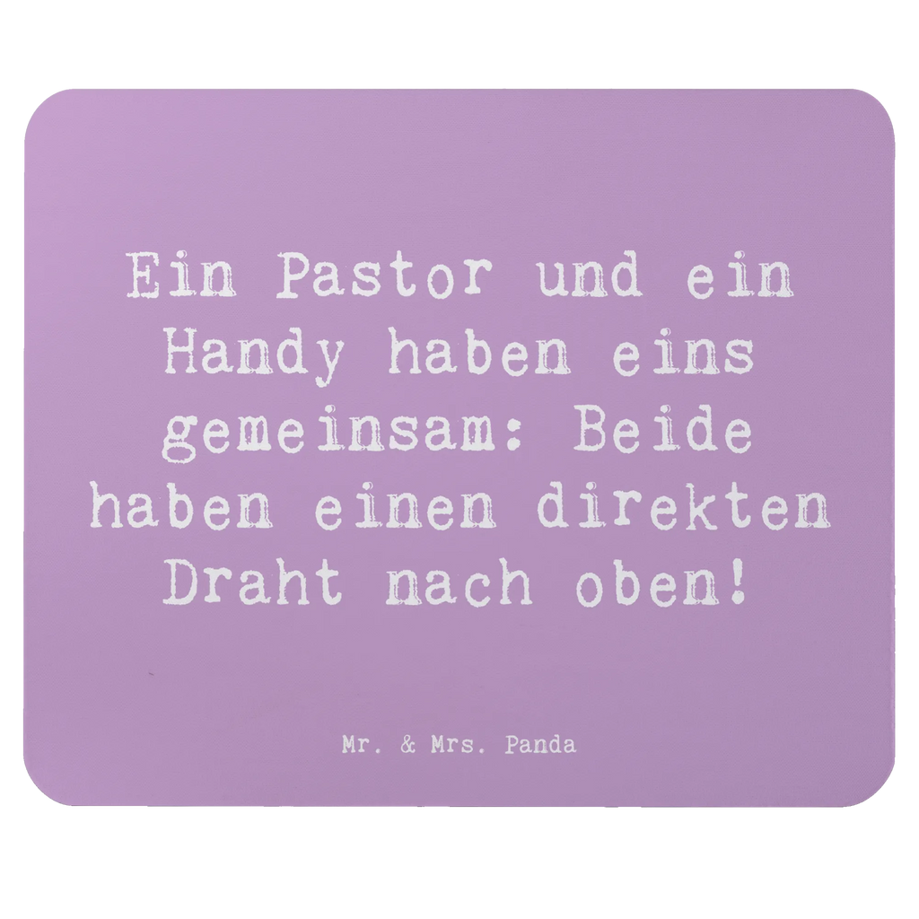 Mouse mat Saying Ein Pastor und ein Handy haben eins gemeinsam: Beide haben einen direkten Draht nach oben! Büroausstattung, Computer zubehör, Mousepad, Mauspad, Mausunterlage, PC Zubehör, Mauspad Büro, Einzigartiges Mauspad, Designer Mauspad, Arbeitszimmer, Beruf, Ausbildung, Jubiläum, Abschied, Rente, Kollege, Kollegin, Geschenk, Schenken, Arbeitskollege, Mitarbeiter, Firma, Danke, Dankeschön
