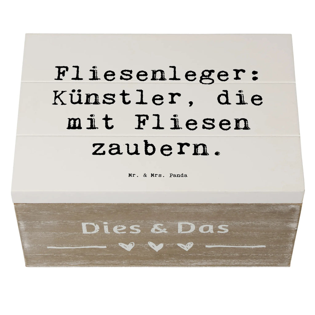 Holzkiste Spruch Fliesenleger: Künstler, die mit Fliesen zaubern. Geschenkbox, Schatulle, Erinnerungskiste, Dekokiste, XXL, Aufbewahrungsbox, Erinnerungsbox, Holzkiste, Truhe, Kiste, Geschenkdose, Schatzkiste, Beruf, Ausbildung, Jubiläum, Abschied, Rente, Kollege, Kollegin, Geschenk, Schenken, Arbeitskollege, Mitarbeiter, Firma, Danke, Dankeschön