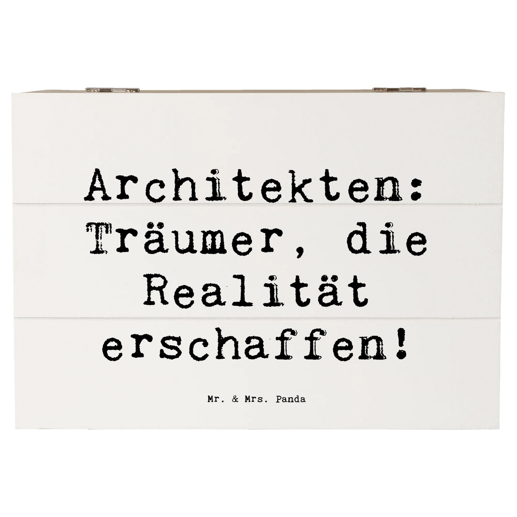 Wooden chest Saying Architekten: Träumer, die Realität erschaffen! Dekokiste, Erinnerungskiste, Truhe, Erinnerungsbox, Schatulle, Geschenkbox, Geschenkdose, Holzkiste, Schatzkiste, Kiste, XXL, Aufbewahrungsbox, Beruf, Ausbildung, Jubiläum, Abschied, Rente, Kollege, Kollegin, Geschenk, Schenken, Arbeitskollege, Mitarbeiter, Firma, Danke, Dankeschön