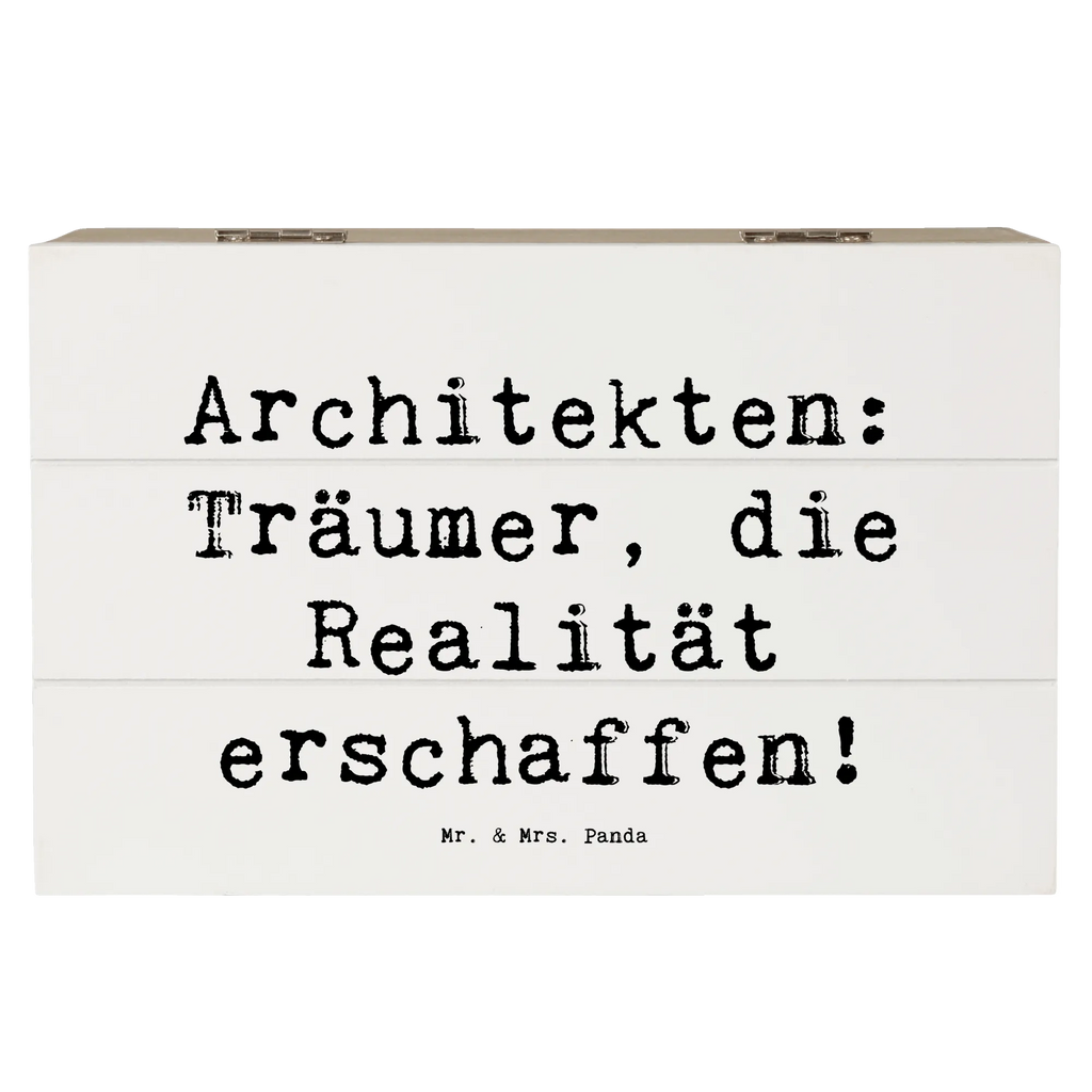 Wooden chest Saying Architekten: Träumer, die Realität erschaffen! Dekokiste, Erinnerungskiste, Truhe, Erinnerungsbox, Schatulle, Geschenkbox, Geschenkdose, Holzkiste, Schatzkiste, Kiste, XXL, Aufbewahrungsbox, Beruf, Ausbildung, Jubiläum, Abschied, Rente, Kollege, Kollegin, Geschenk, Schenken, Arbeitskollege, Mitarbeiter, Firma, Danke, Dankeschön