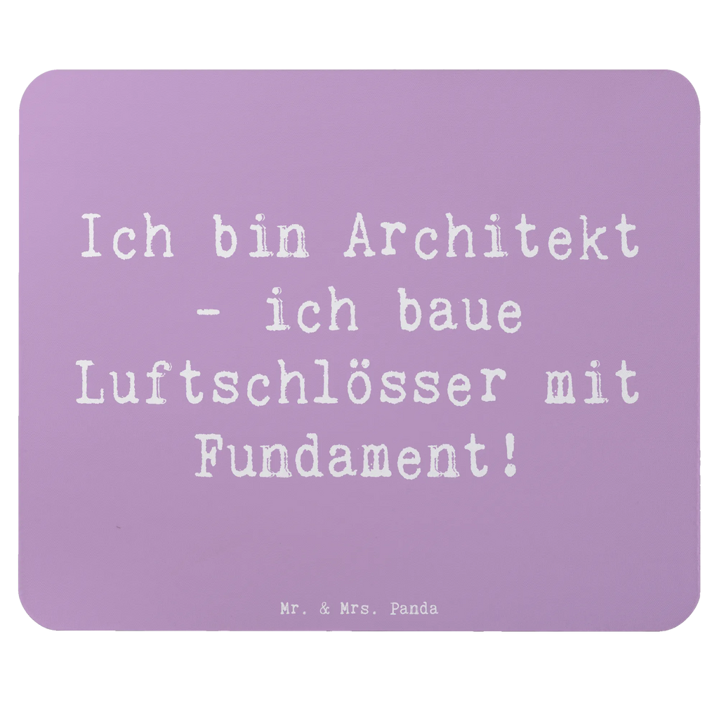 Mauspad Spruch Ich bin Architekt - ich baue Luftschlösser mit Fundament! Mauspad, Designer Mauspad, Mausunterlage, Einzigartiges Mauspad, Computer zubehör, PC Zubehör, Mauspad Büro, Mousepad, Büroausstattung, Arbeitszimmer, Beruf, Ausbildung, Jubiläum, Abschied, Rente, Kollege, Kollegin, Geschenk, Schenken, Arbeitskollege, Mitarbeiter, Firma, Danke, Dankeschön