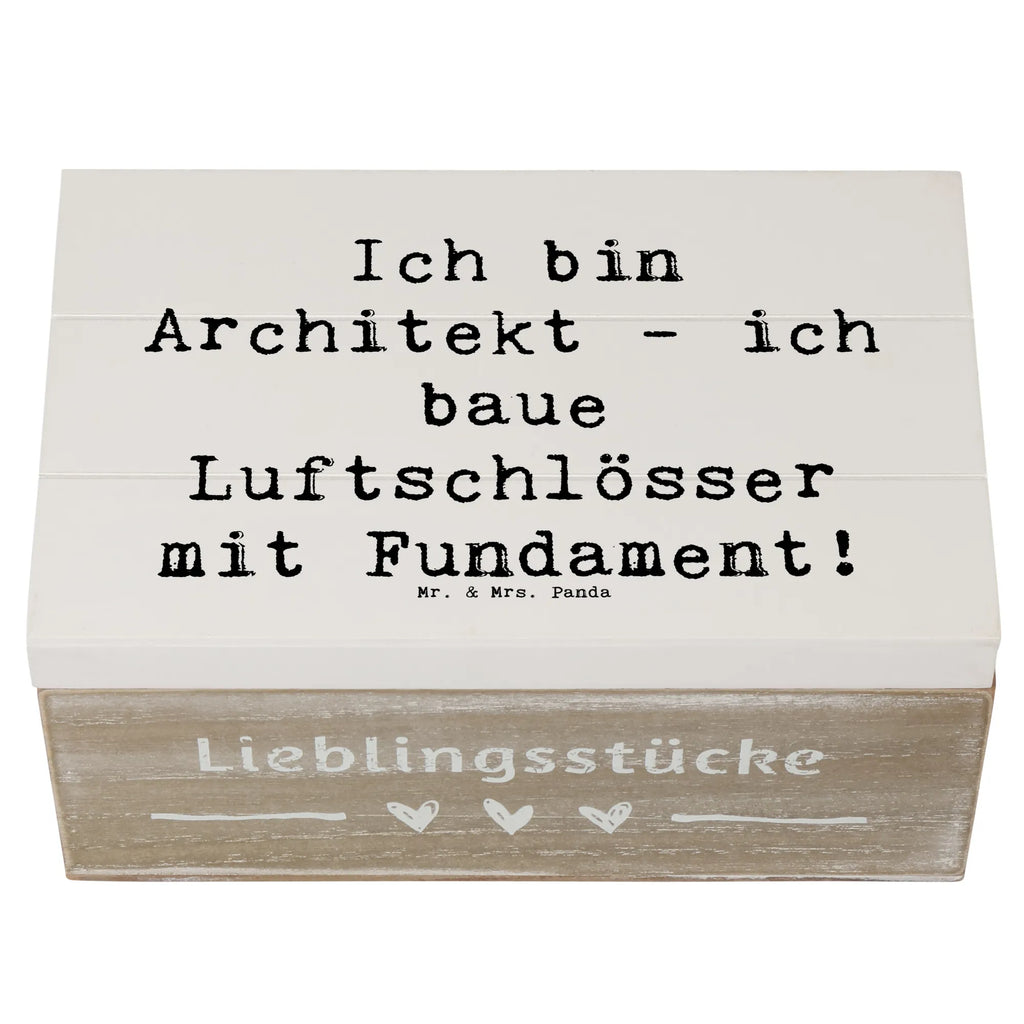Holzkiste Spruch Ich bin Architekt - ich baue Luftschlösser mit Fundament! Truhe, Aufbewahrungsbox, Schatulle, Geschenkbox, Schatzkiste, XXL, Kiste, Holzkiste, Erinnerungskiste, Dekokiste, Erinnerungsbox, Geschenkdose, Beruf, Ausbildung, Jubiläum, Abschied, Rente, Kollege, Kollegin, Geschenk, Schenken, Arbeitskollege, Mitarbeiter, Firma, Danke, Dankeschön