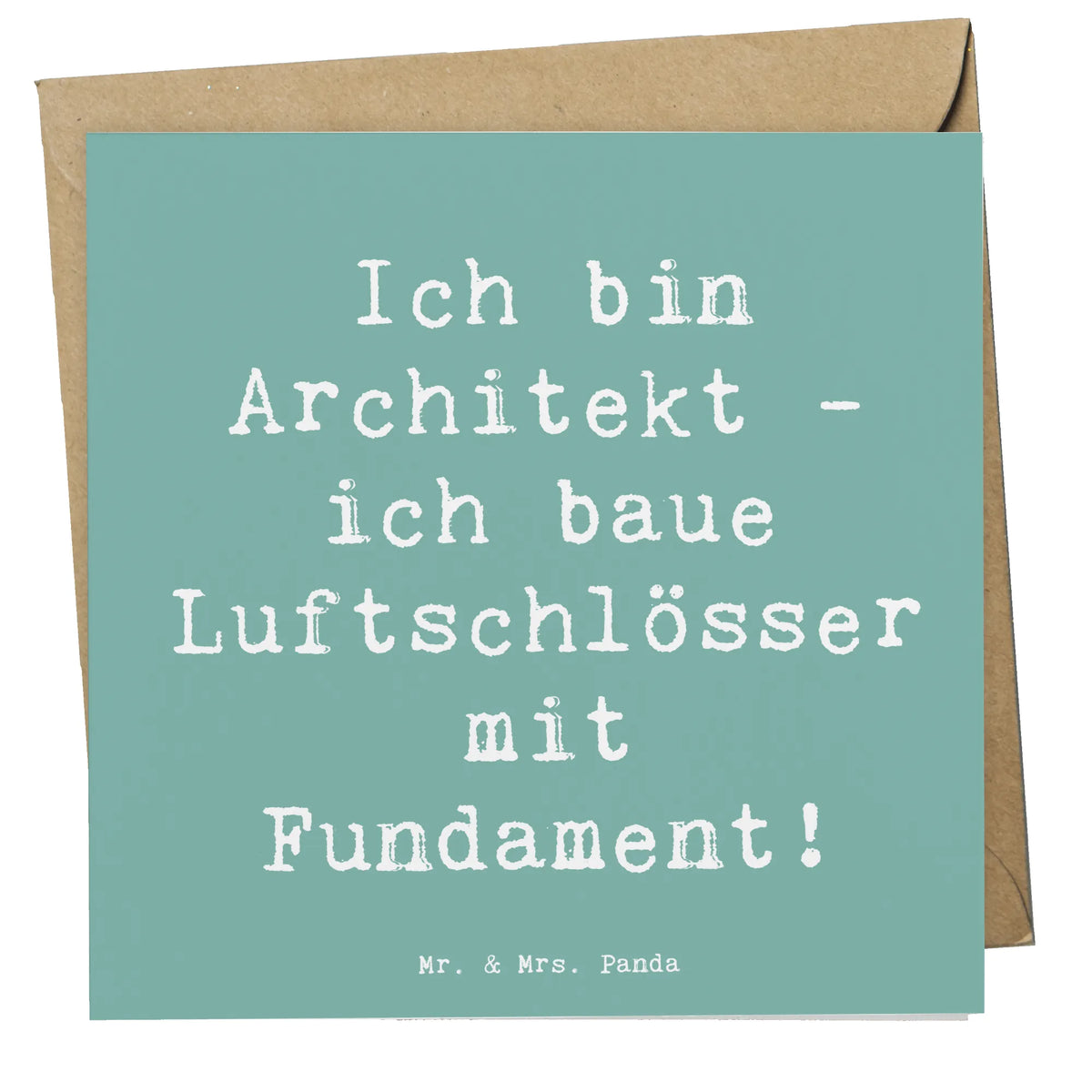 Deluxe Karte Spruch Architekt Luftschlösser doppelkarte, faltkarte, anlasskarte, Glückwunschkarte, Klappkarte, Grußkarte, Firma, Mitarbeiter, Arbeitskollege, Kollegin, Kollege, Rente, Abschied, Ausbildung, Beruf, Jubiläum, Geschenk, Dankeschön, Danke, Schenken
