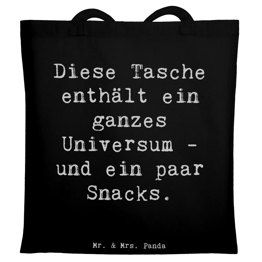 Tragetasche Spruch Diese Tasche enthält ein ganzes Universum - und ein paar Snacks. Stofftasche, henkeltasche baumwolle, studententasche, Jutebeutel, Tragetasche, Büchertasche, Baumwoll-Tragetasche, Beutel, dokumententasche, baumwoll shopper, umhängetasche baumwolle, Tasche, schultertasche baumwolle, canvas tasche, tragetasche baumwolle, Laptoptasche, Henkeltasche, umhängebeutel, freizeitbeutel, Schulbeutel, Baumwolltasche, einkaufsshopper, tragbeutel, festivaltasche, Jutetasche, Unitasche, Umhängetasche, stofftasche baumwolle, Einkaufstüte, universaltasche, Stoff-Tragetasche, Strandtasche, Shopper, textilbeutel, Alltagstasche, beutel baumwolle, Freizeittasche, stoff shopper, festival tasche, schulterbeutel, campus tasche, textiltasche, Einkaufstasche, Einkaufsbeutel, Baumwollbeutel, einkaufstasche baumwolle, tasche baumwolle, totebag, Tote Bag, Schultertasche, Uni Tasche, Shopping Tasche, Stoffbeutel, Schultasche, Baumwoll-Shopper, Tüte, zitate, spruch kollektion, motivation, Kreativ, wohnaccessoires, mr and mrs panda, schöne sprüche, liebe, lebensweisheiten, Dekoration, alltag verschönern, Einzigartig, geschenkideen, Lächeln, sprüche, wanddeko, shopify, glück, inspiration, freude, sprüche sammlung, nachhaltige geschenke