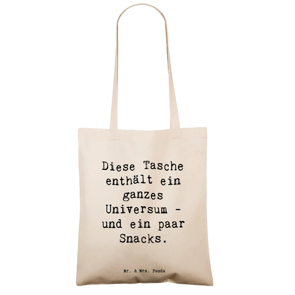 Tragetasche Spruch Diese Tasche enthält ein ganzes Universum - und ein paar Snacks. Stofftasche, henkeltasche baumwolle, studententasche, Jutebeutel, Tragetasche, Büchertasche, Baumwoll-Tragetasche, Beutel, dokumententasche, baumwoll shopper, umhängetasche baumwolle, Tasche, schultertasche baumwolle, canvas tasche, tragetasche baumwolle, Laptoptasche, Henkeltasche, umhängebeutel, freizeitbeutel, Schulbeutel, Baumwolltasche, einkaufsshopper, tragbeutel, festivaltasche, Jutetasche, Unitasche, Umhängetasche, stofftasche baumwolle, Einkaufstüte, universaltasche, Stoff-Tragetasche, Strandtasche, Shopper, textilbeutel, Alltagstasche, beutel baumwolle, Freizeittasche, stoff shopper, festival tasche, schulterbeutel, campus tasche, textiltasche, Einkaufstasche, Einkaufsbeutel, Baumwollbeutel, einkaufstasche baumwolle, tasche baumwolle, totebag, Tote Bag, Schultertasche, Uni Tasche, Shopping Tasche, Stoffbeutel, Schultasche, Baumwoll-Shopper, Tüte, zitate, spruch kollektion, motivation, Kreativ, wohnaccessoires, mr and mrs panda, schöne sprüche, liebe, lebensweisheiten, Dekoration, alltag verschönern, Einzigartig, geschenkideen, Lächeln, sprüche, wanddeko, shopify, glück, inspiration, freude, sprüche sammlung, nachhaltige geschenke