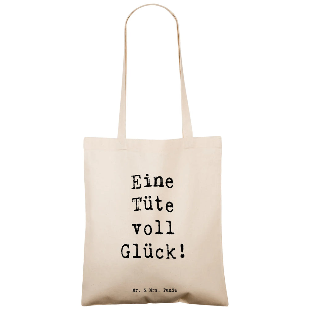 Tote bag Saying Eine Tüte voll Glück! Henkeltasche, Stofftasche, Strandtasche, Schulbeutel, studententasche, Umhängetasche, Stoff-Tragetasche, stofftasche baumwolle, Unitasche, Einkaufstüte, Freizeittasche, umhängebeutel, Tote Bag, universaltasche, Beutel, schultertasche baumwolle, Jutebeutel, festivaltasche, Tasche, Stoffbeutel, Einkaufstasche, tragetasche baumwolle, dokumententasche, Baumwoll-Tragetasche, Baumwoll-Shopper, Baumwollbeutel, einkaufstasche baumwolle, Schultertasche, Einkaufsbeutel, henkeltasche baumwolle, umhängetasche baumwolle, tragbeutel, beutel baumwolle, freizeitbeutel, Baumwolltasche, Büchertasche, schulterbeutel, totebag, Jutetasche, stoff shopper, Uni Tasche, baumwoll shopper, Tüte, Laptoptasche, festival tasche, canvas tasche, textilbeutel, einkaufsshopper, tasche baumwolle, campus tasche, Shopper, Tragetasche, textiltasche, Schultasche, Alltagstasche, Shopping Tasche, zitate, spruch kollektion, motivation, Kreativ, wohnaccessoires, mr and mrs panda, schöne sprüche, liebe, lebensweisheiten, Dekoration, alltag verschönern, Einzigartig, geschenkideen, Lächeln, sprüche, wanddeko, shopify, glück, inspiration, freude, sprüche sammlung, nachhaltige geschenke