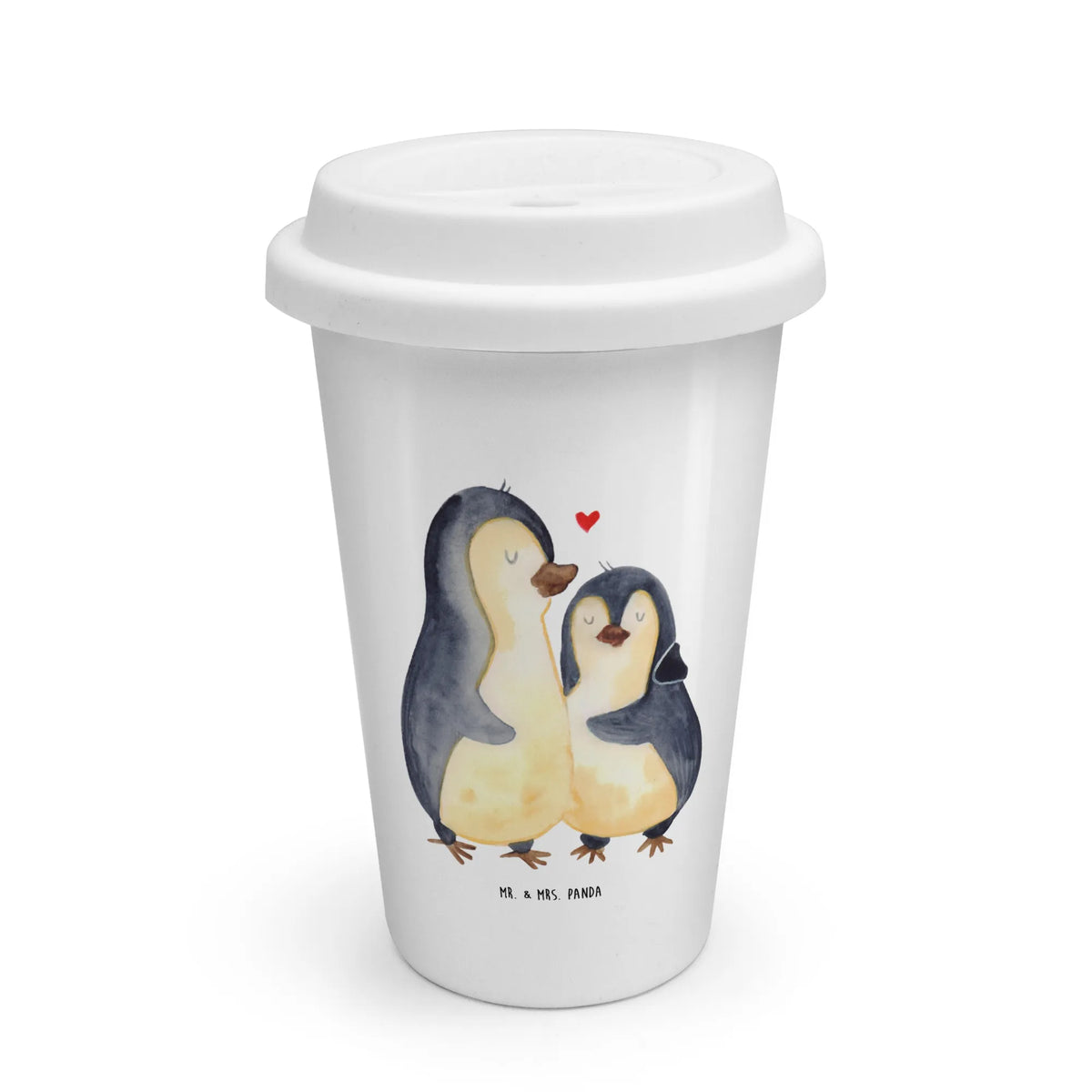 To Go Becher Pinguin umarmen