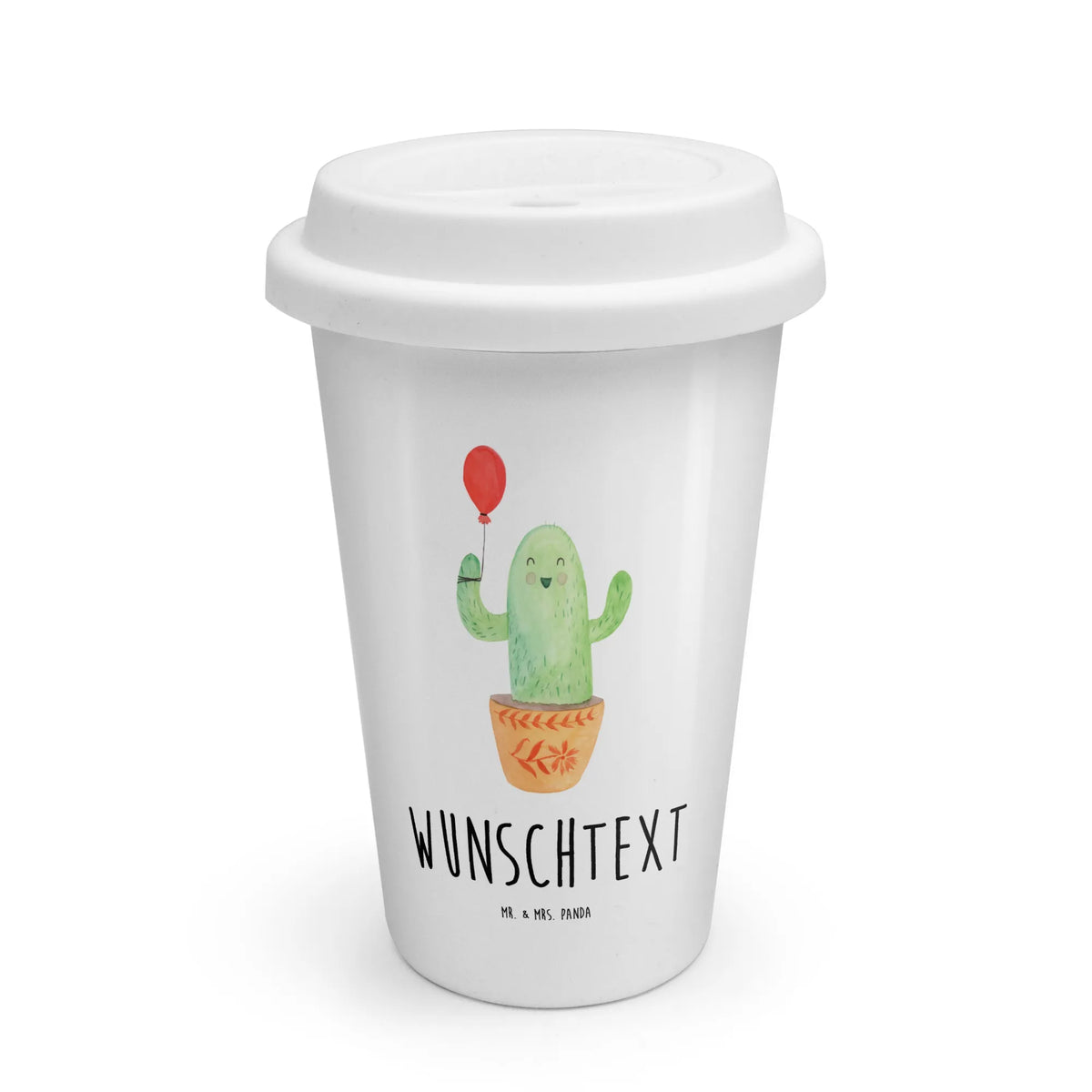 Personalized To Go Cup cactus balloon cactus, cactuses, plants, cactus plant, small green cactus, balloon, joy, office life, new start, boyfriend, exam, education, cacti, girlfriend