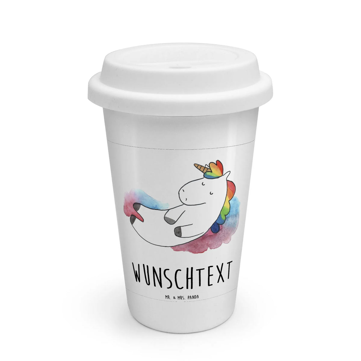 Personalized To Go Cup unicorn cloud 7 witty, in love, people, faith, reality, gift