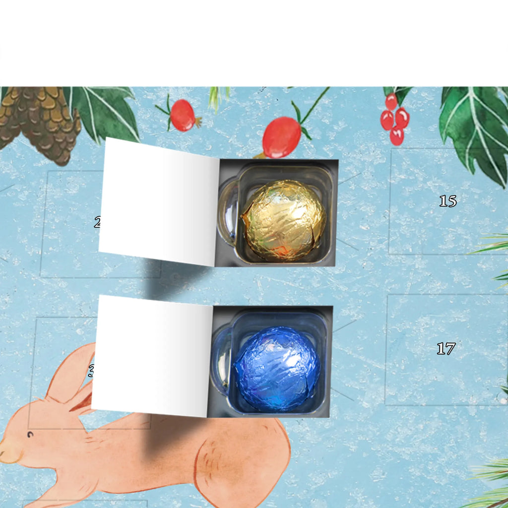 Chocolate advent calendar Bunnies with seashell Father's Day, Mother's Day, rabbits, girlfriends, collecting shells, girlfriend, shells, best friend