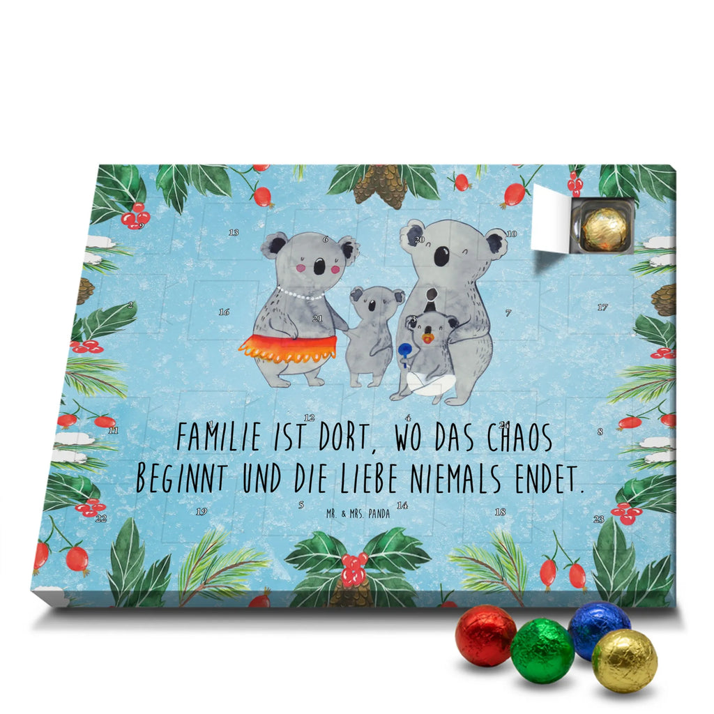 Chocolate advent calendar Koala Family Father's Day, Mother's Day, children, siblings, family life