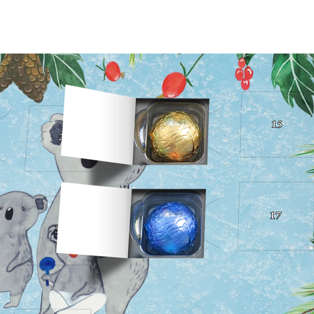 Chocolate advent calendar Koala Family Father's Day, Mother's Day, children, siblings, family life