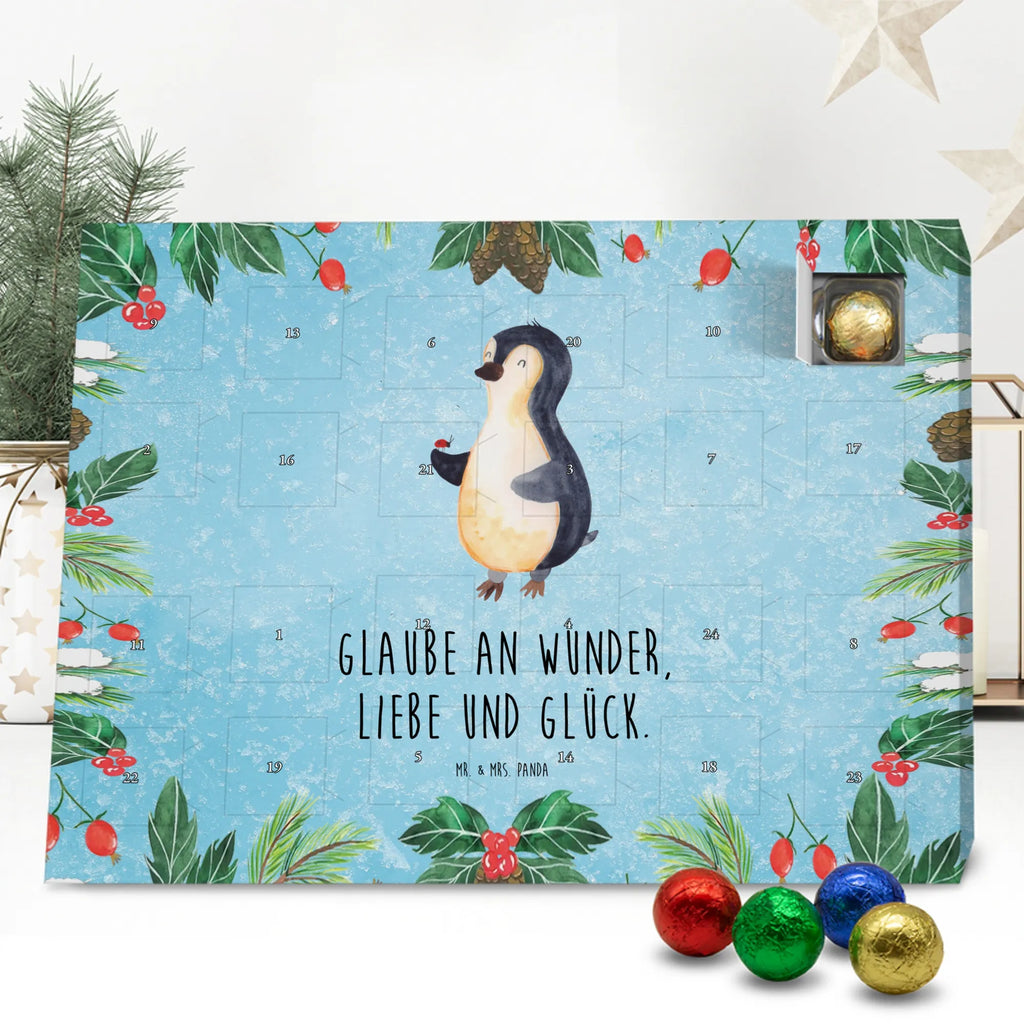 Chocolate advent calendar Penguin ladybug North Pole, Penguins, wonder, joy of life, penguins, ladybird, joy