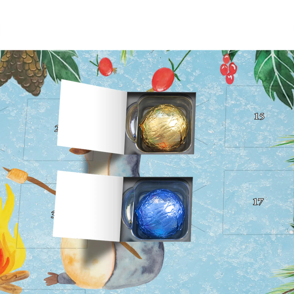 Chocolate advent calendar Penguin campfire North Pole, Penguins, mouse, penguins, everyday office life, new start, life motto, fire, work, campfire, life motivation