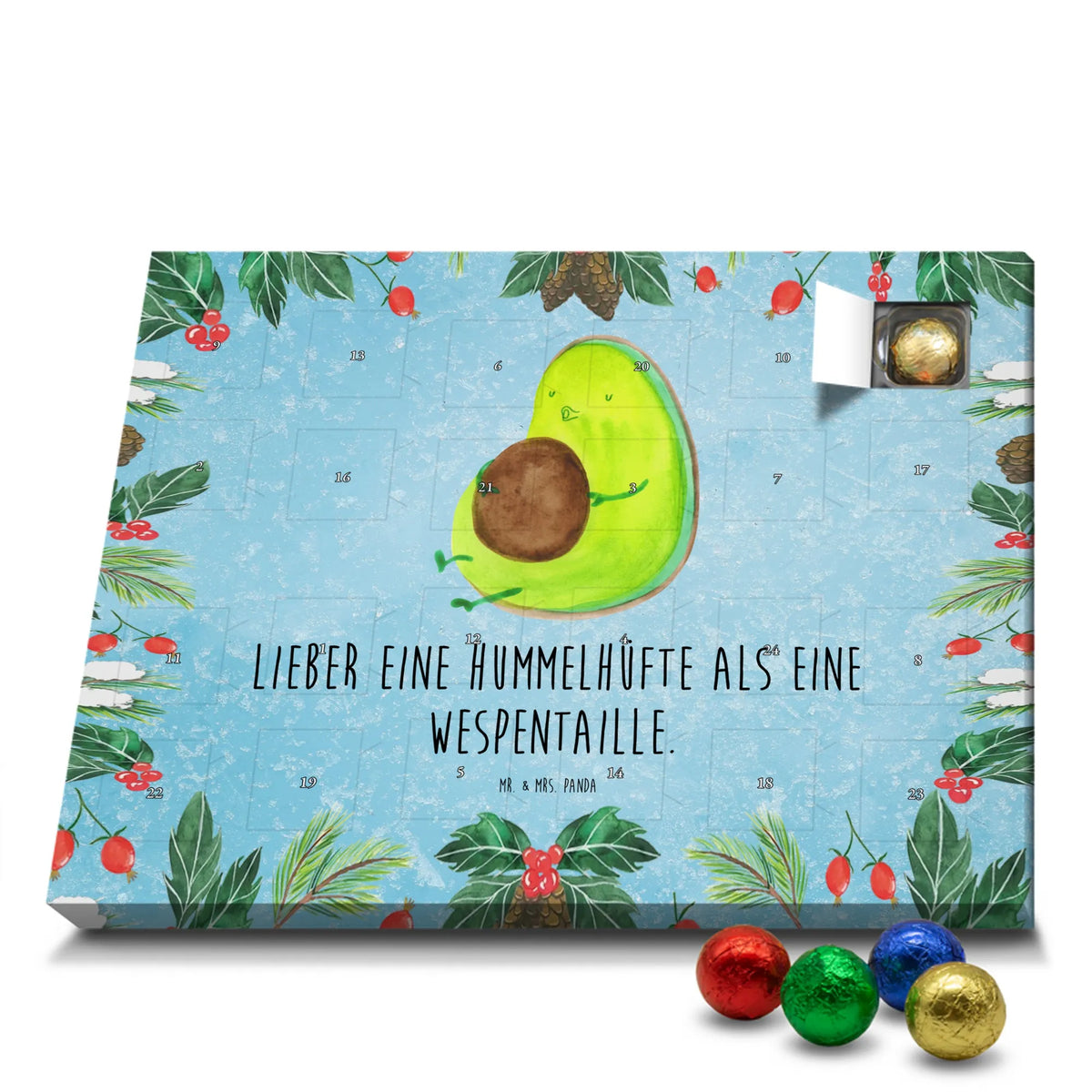 Schoko Adventskalender Avocado Pfeifen