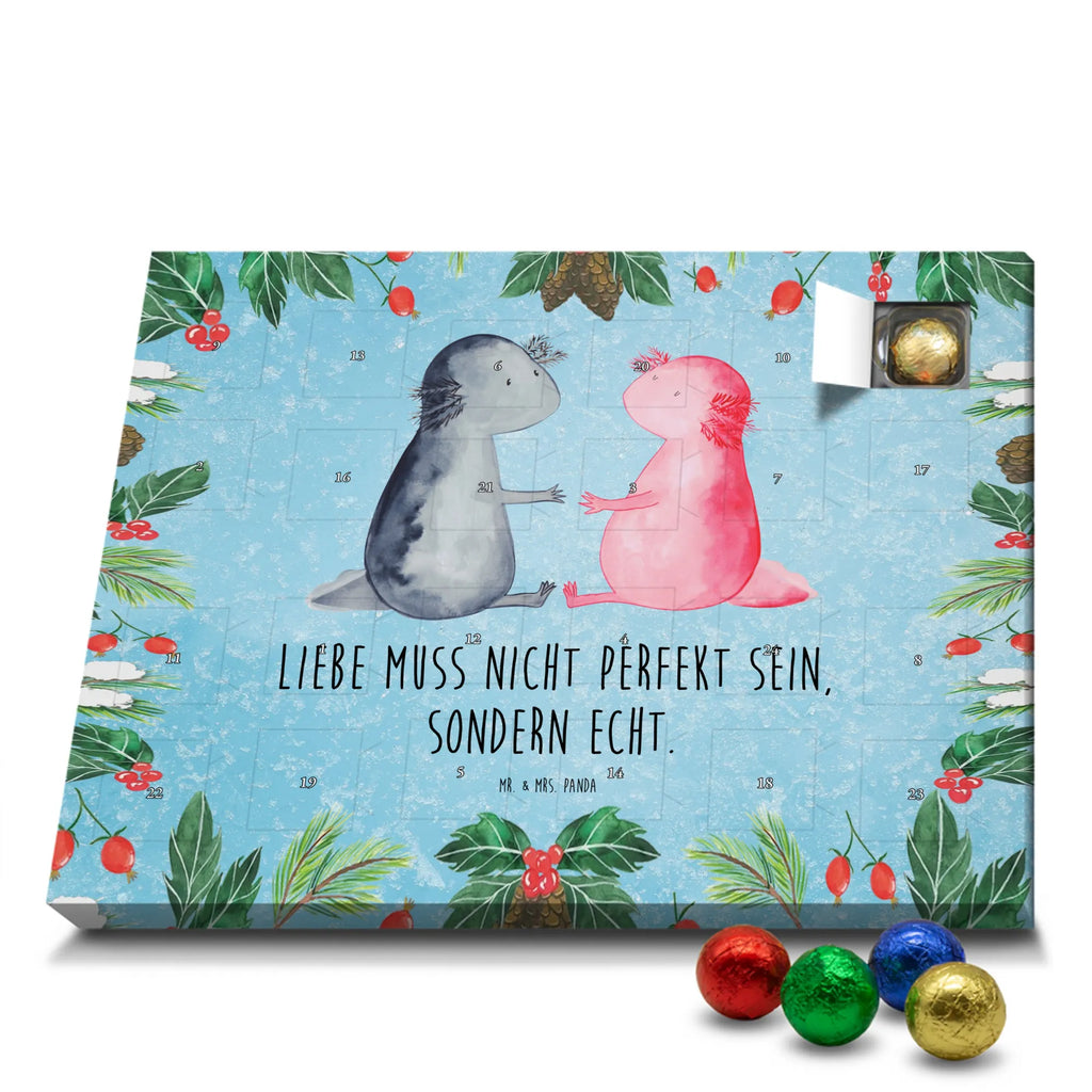 Chocolate advent calendar axolotl Love Mexican walking fish, Axelotl, marine animals, salamander, fiancé, amphibian, friend, husband, valentine's day, proof of love, anniversary, great love, tail