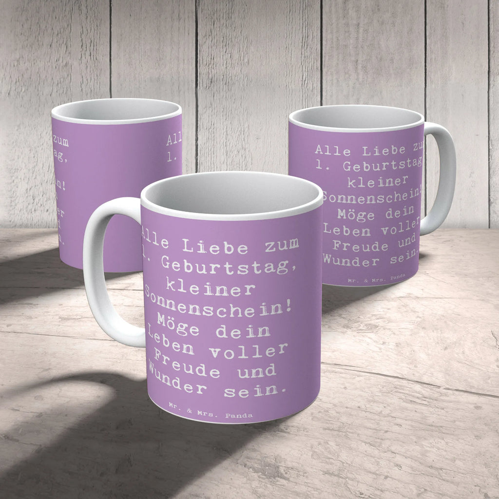 Tasse Spruch 1. Geburtstag Sonnenschein Tasse mit Motiven, Keramiktasse, Teetasse, Porzellantasse, Bürotasse, Tasse mit Zitaten, Tasse, Geschenktasse, Kaffeetasse, Geburtstag, Geburtstagsgeschenk, Geschenk