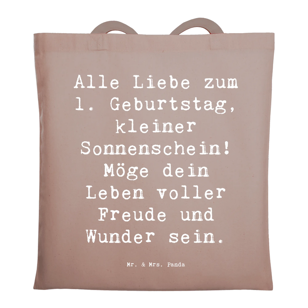 Tote bag Saying Alle Liebe zum 1. Geburtstag, kleiner Sonnenschein! Möge dein Leben voller Freude und Wunder sein. Beuteltasche, Beutel, Einkaufstasche, Jutebeutel, Stoffbeutel, Tasche, Shopper, Umhängetasche, Strandtasche, Schultertasche, Stofftasche, Tragetasche, Badetasche, Jutetasche, Einkaufstüte, Laptoptasche, Geburtstag, Geburtstagsgeschenk, Geschenk