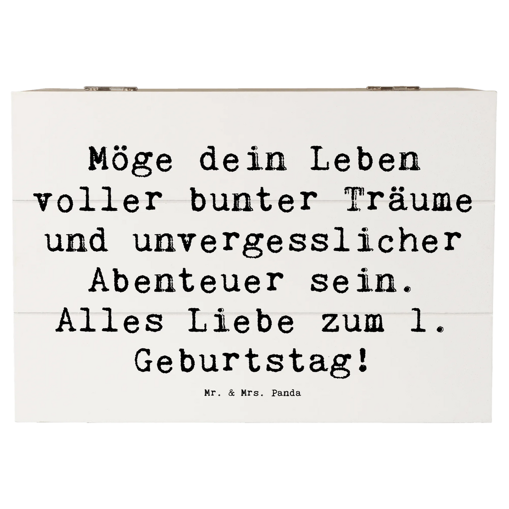 Holzkiste Spruch Alles Liebe zum 1. Geburtstag Schatulle, Kiste, Geschenkbox, Holzkiste, Truhe, Erinnerungsbox, Erinnerungskiste, Aufbewahrungsbox, Dekokiste, Schatzkiste, XXL, Geschenkdose, Geburtstag, Geburtstagsgeschenk, Geschenk