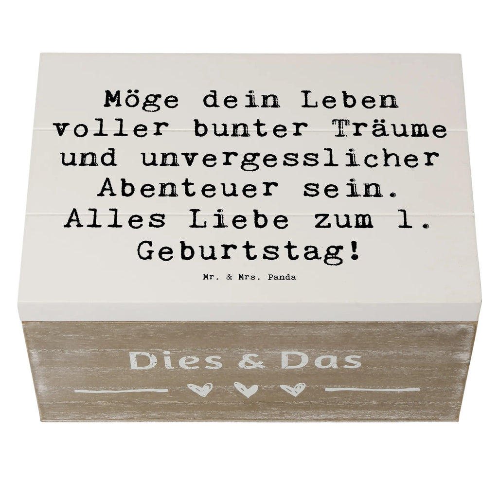 Holzkiste Spruch Alles Liebe zum 1. Geburtstag Schatulle, Kiste, Geschenkbox, Holzkiste, Truhe, Erinnerungsbox, Erinnerungskiste, Aufbewahrungsbox, Dekokiste, Schatzkiste, XXL, Geschenkdose, Geburtstag, Geburtstagsgeschenk, Geschenk