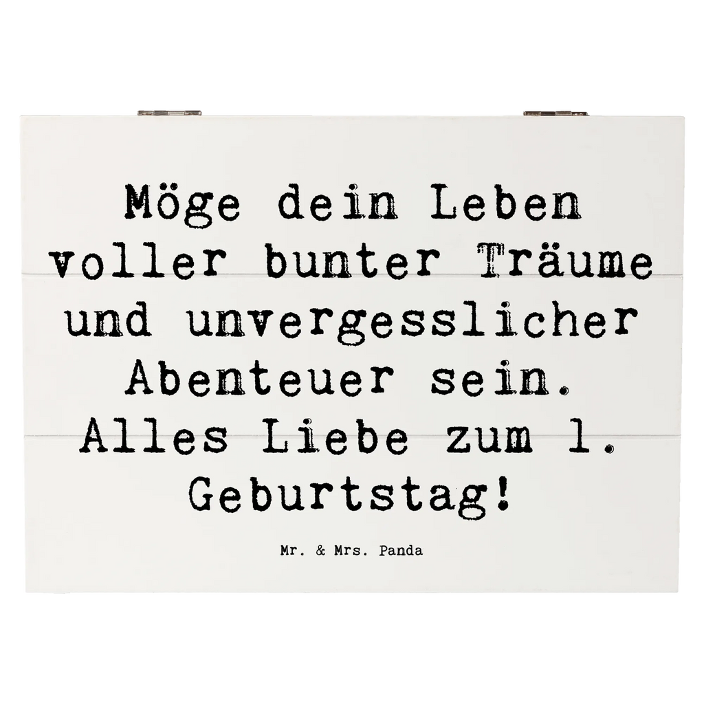 Holzkiste Spruch Alles Liebe zum 1. Geburtstag Schatulle, Kiste, Geschenkbox, Holzkiste, Truhe, Erinnerungsbox, Erinnerungskiste, Aufbewahrungsbox, Dekokiste, Schatzkiste, XXL, Geschenkdose, Geburtstag, Geburtstagsgeschenk, Geschenk
