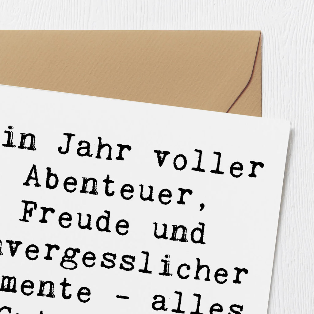 Deluxe Karte Spruch 1. Geburtstag Abenteuer Glückwunschkarte, Geburtstagskarte, Karte, Grußkarte, Hochzeitskarte, Klappkarte, Hochwertige Klappkarte, Hochwertige Grußkarte, Einladungskarte, Geburtstag, Geburtstagsgeschenk, Geschenk