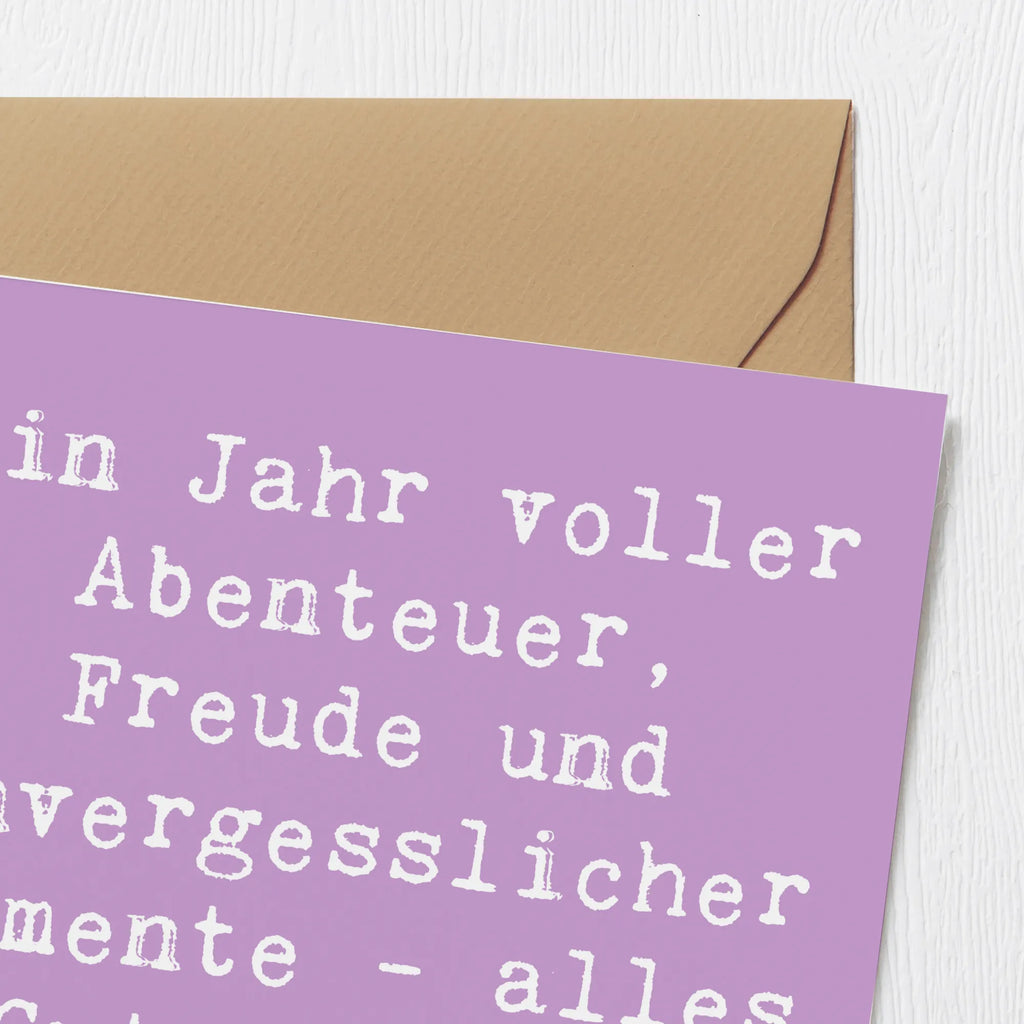 Deluxe Karte Spruch 1. Geburtstag Abenteuer Glückwunschkarte, Geburtstagskarte, Karte, Grußkarte, Hochzeitskarte, Klappkarte, Hochwertige Klappkarte, Hochwertige Grußkarte, Einladungskarte, Geburtstag, Geburtstagsgeschenk, Geschenk