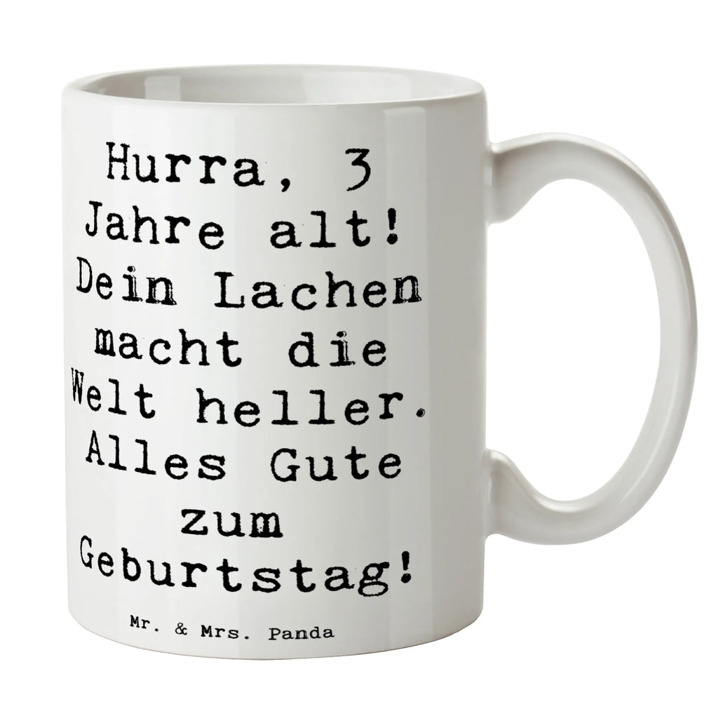 Tasse Spruch 3. Geburtstag Jubel Kaffeetasse, Geschenktasse, Bürotasse, Tasse mit Motiven, Tasse, Keramiktasse, Porzellantasse, Tasse mit Zitaten, Teetasse, Geburtstag, Geburtstagsgeschenk, Geschenk