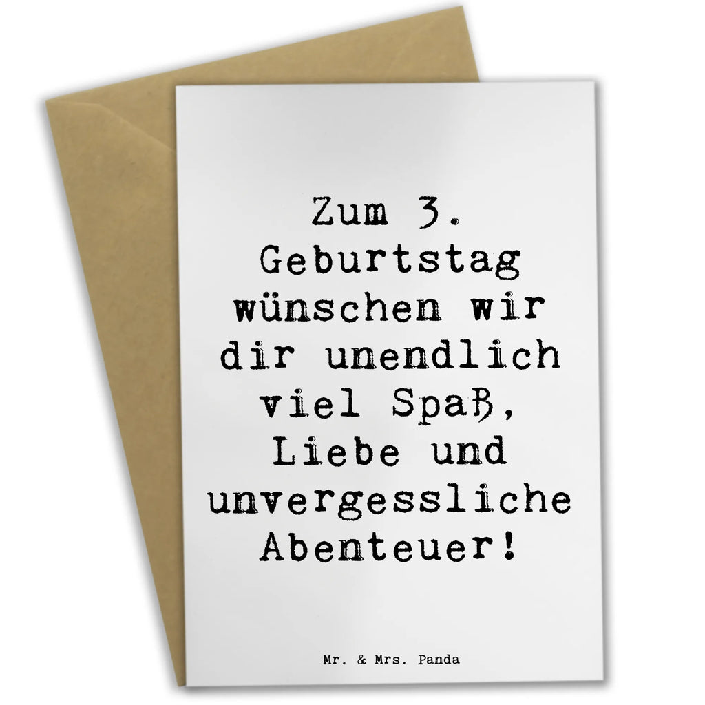 Grußkarte Spruch 3. Geburtstag Klappkarte, Grußkarte, Hochzeitskarte, Karte, Einladungskarte, Glückwunschkarte, Ansichtskarten, Geburtstagskarte, Geburtstag, Geburtstagsgeschenk, Geschenk