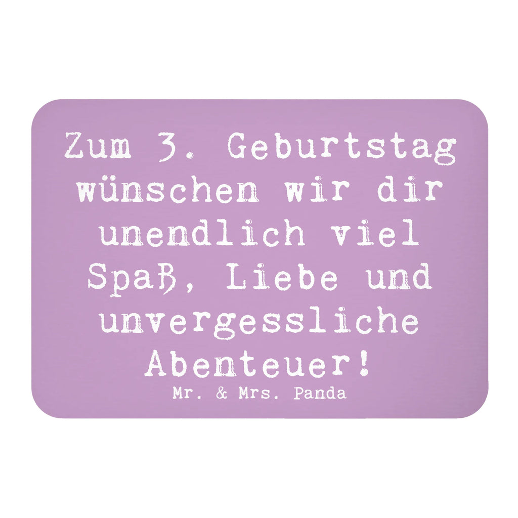 Magnet Spruch 3. Geburtstag Motivmagnete, Kühlschrankmagnet, Dekomagnet, Souvenir Magnet, Kühlschrank Dekoration, Pinnwandmagnet, Notiz Magnet, Whiteboard Magnet, Geburtstag, Geburtstagsgeschenk, Geschenk