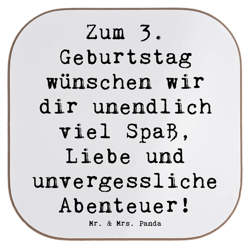 Square coaster Saying Zum 3. Geburtstag wünschen wir dir unendlich viel Spaß, Liebe und unvergessliche Abenteuer! Glasuntersetzer, Getränkeuntersetzer, Bierdeckel, Untersetzer Holz, Untersetzer für Gläser, Untersetzer, Holzuntersetzer, Untersetzer aus Holz, Tassen Untersetzer, Untersetzer Gläser, Untersetzer Design, Korkuntersetzer, Geburtstag, Geburtstagsgeschenk, Geschenk