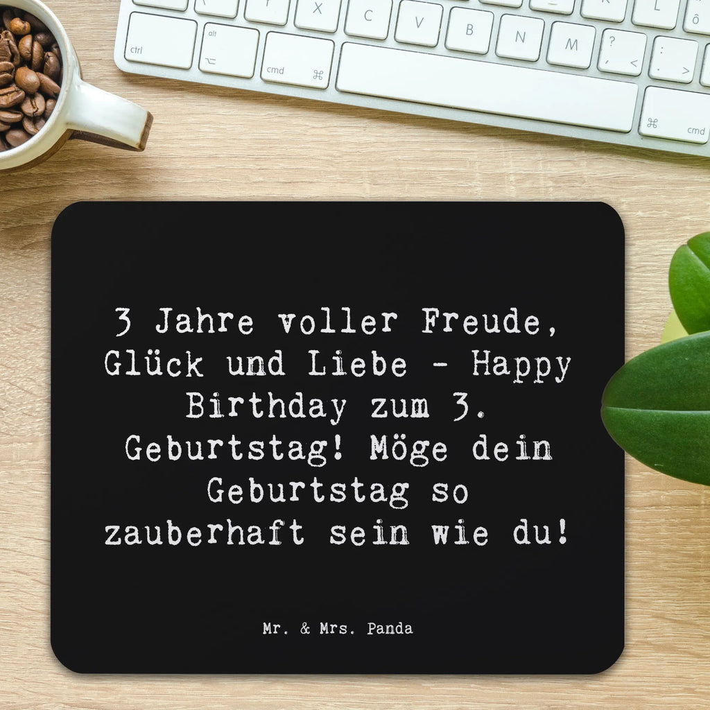 Mauspad Spruch 3. Geburtstag Freude Arbeitszimmer, Mauspad Büro, Mousepad, Mausunterlage, PC Zubehör, Mauspad, Designer Mauspad, Einzigartiges Mauspad, Computer zubehör, Büroausstattung, Geburtstag, Geburtstagsgeschenk, Geschenk