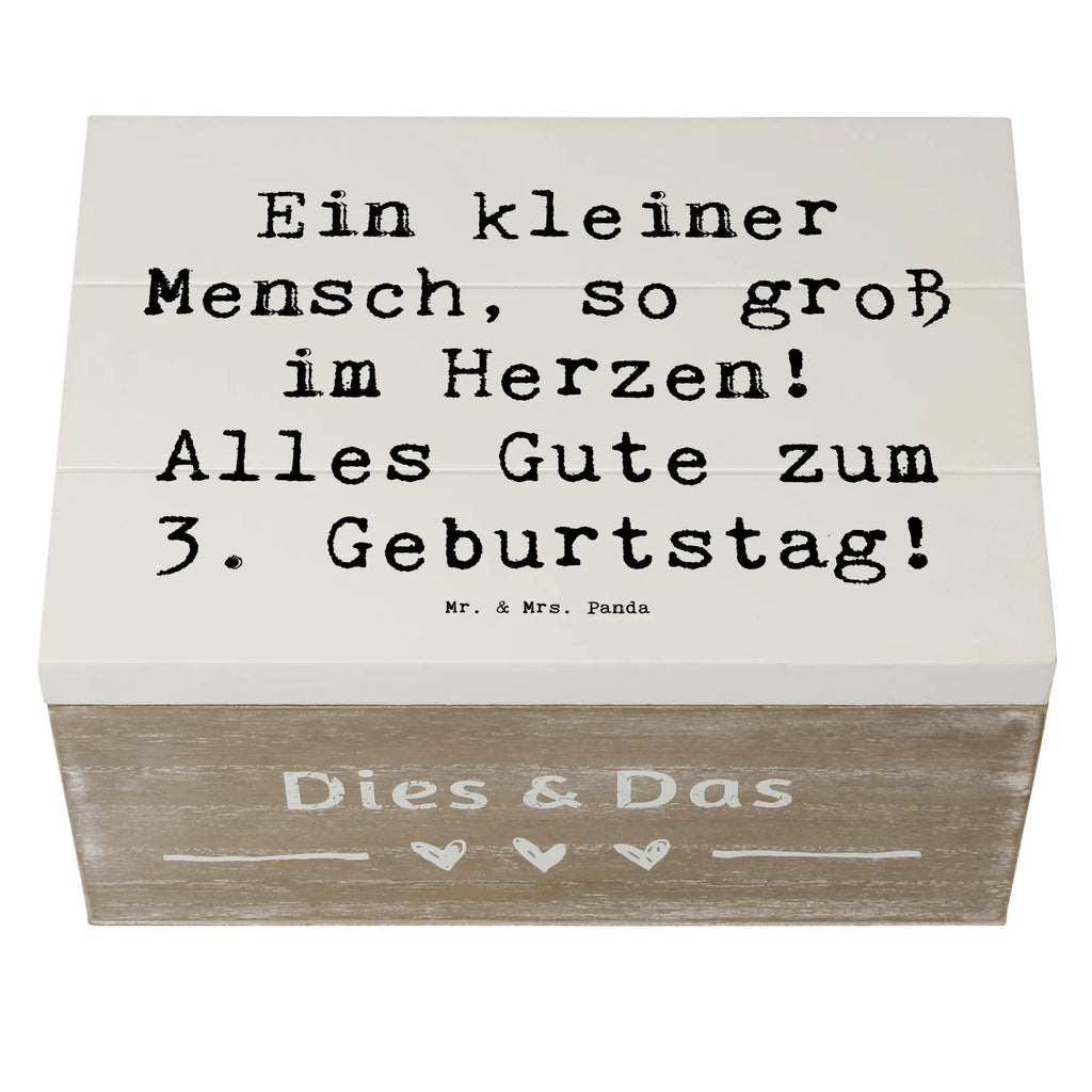 Holzkiste Spruch 3. Geburtstag Herz Geschenkbox, XXL, Erinnerungsbox, Kiste, Truhe, Schatzkiste, Schatulle, Aufbewahrungsbox, Erinnerungskiste, Holzkiste, Dekokiste, Geschenkdose, Geburtstag, Geburtstagsgeschenk, Geschenk
