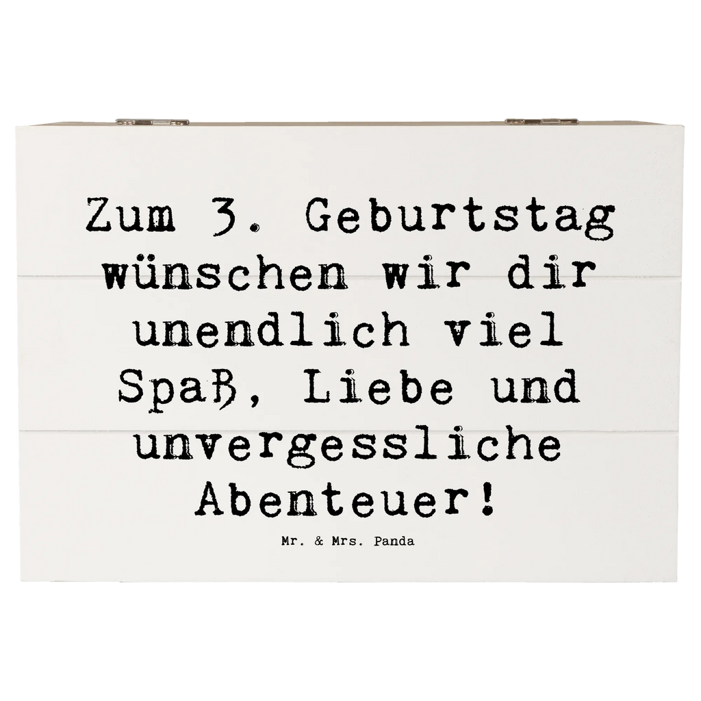Holzkiste Spruch 3. Geburtstag XXL, Aufbewahrungsbox, Holzkiste, Erinnerungsbox, Truhe, Kiste, Dekokiste, Erinnerungskiste, Schatzkiste, Geschenkbox, Schatulle, Geschenkdose, Geburtstag, Geburtstagsgeschenk, Geschenk