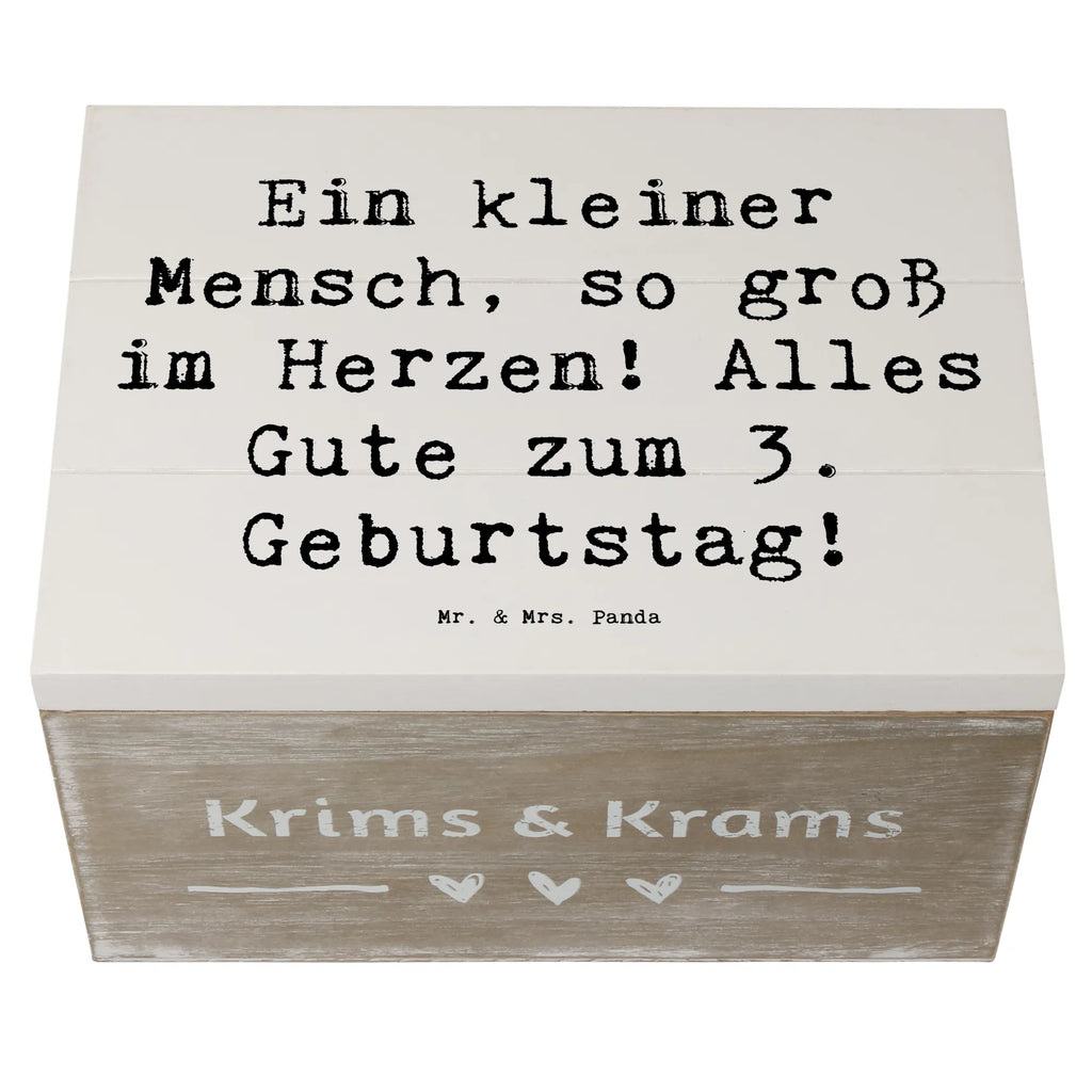 Holzkiste Spruch 3. Geburtstag Herz Geschenkbox, XXL, Erinnerungsbox, Kiste, Truhe, Schatzkiste, Schatulle, Aufbewahrungsbox, Erinnerungskiste, Holzkiste, Dekokiste, Geschenkdose, Geburtstag, Geburtstagsgeschenk, Geschenk